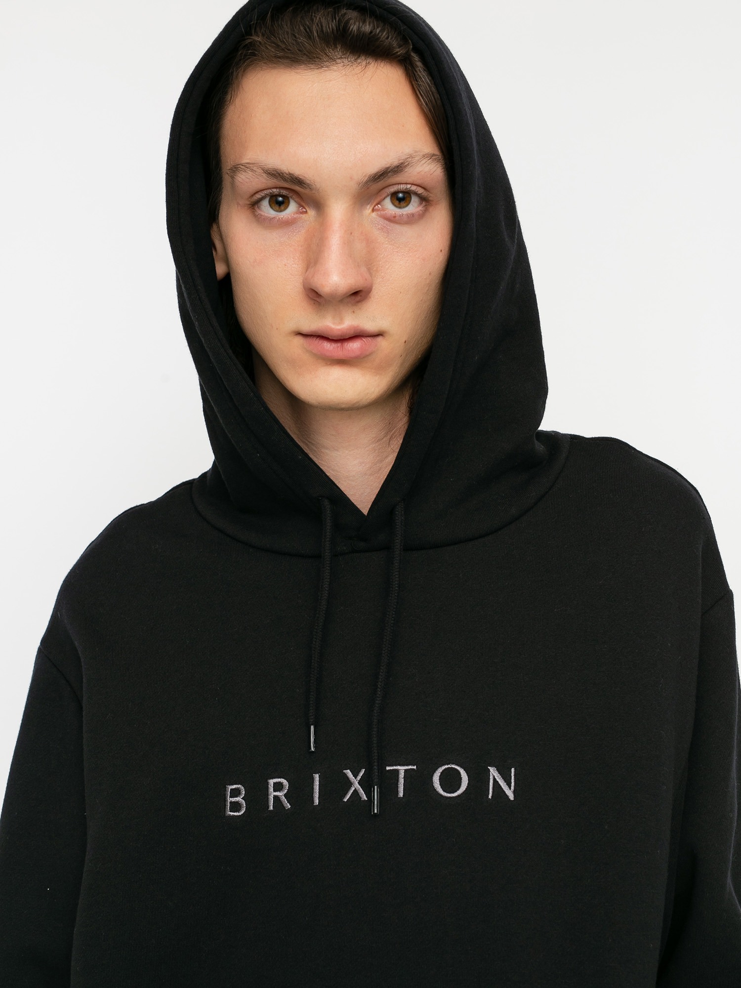 Bluza z kapturem Brixton Alpha Line HD (black)