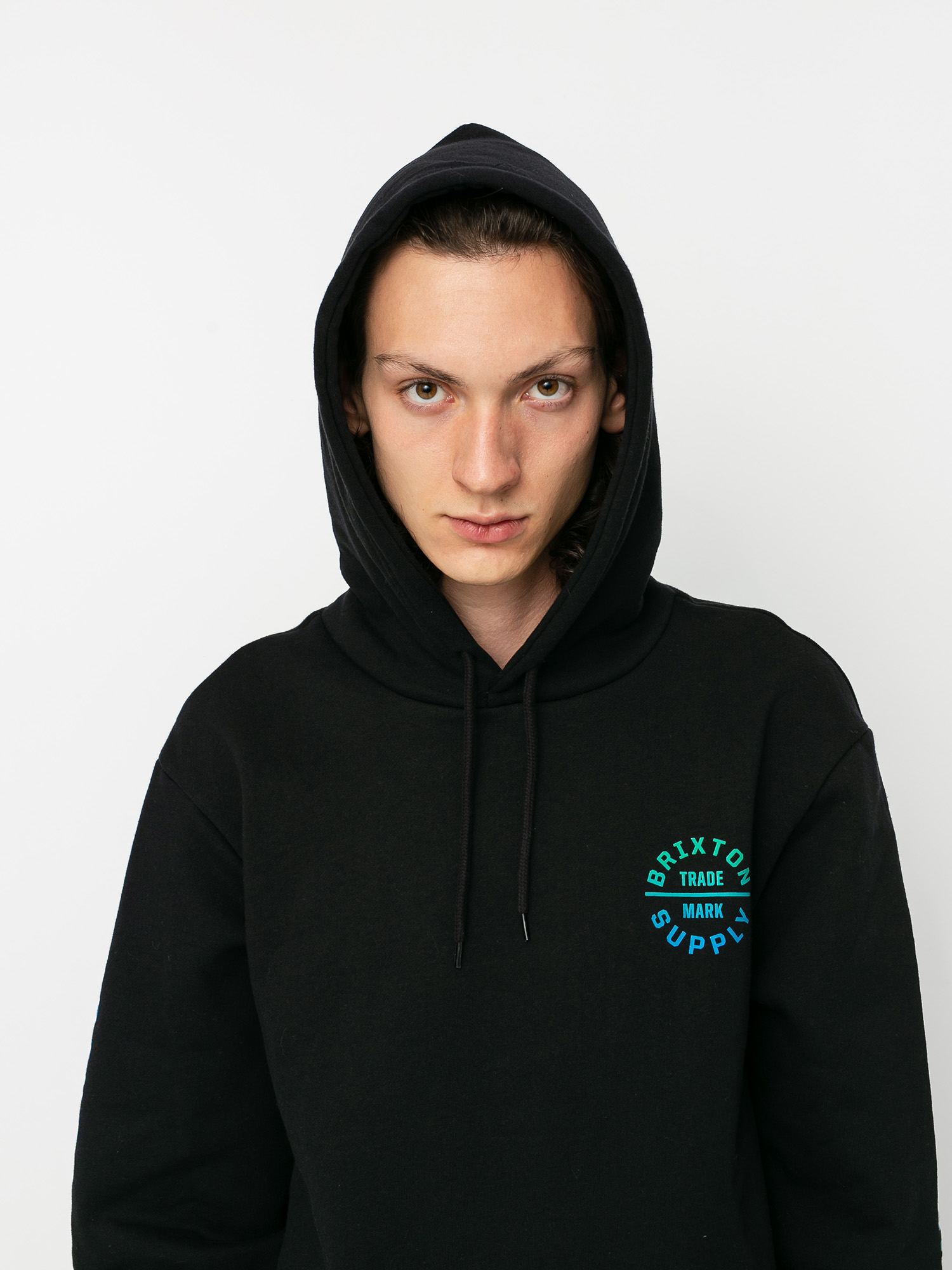 Bluza z kapturem Brixton Oath VI HD (black/gradient)