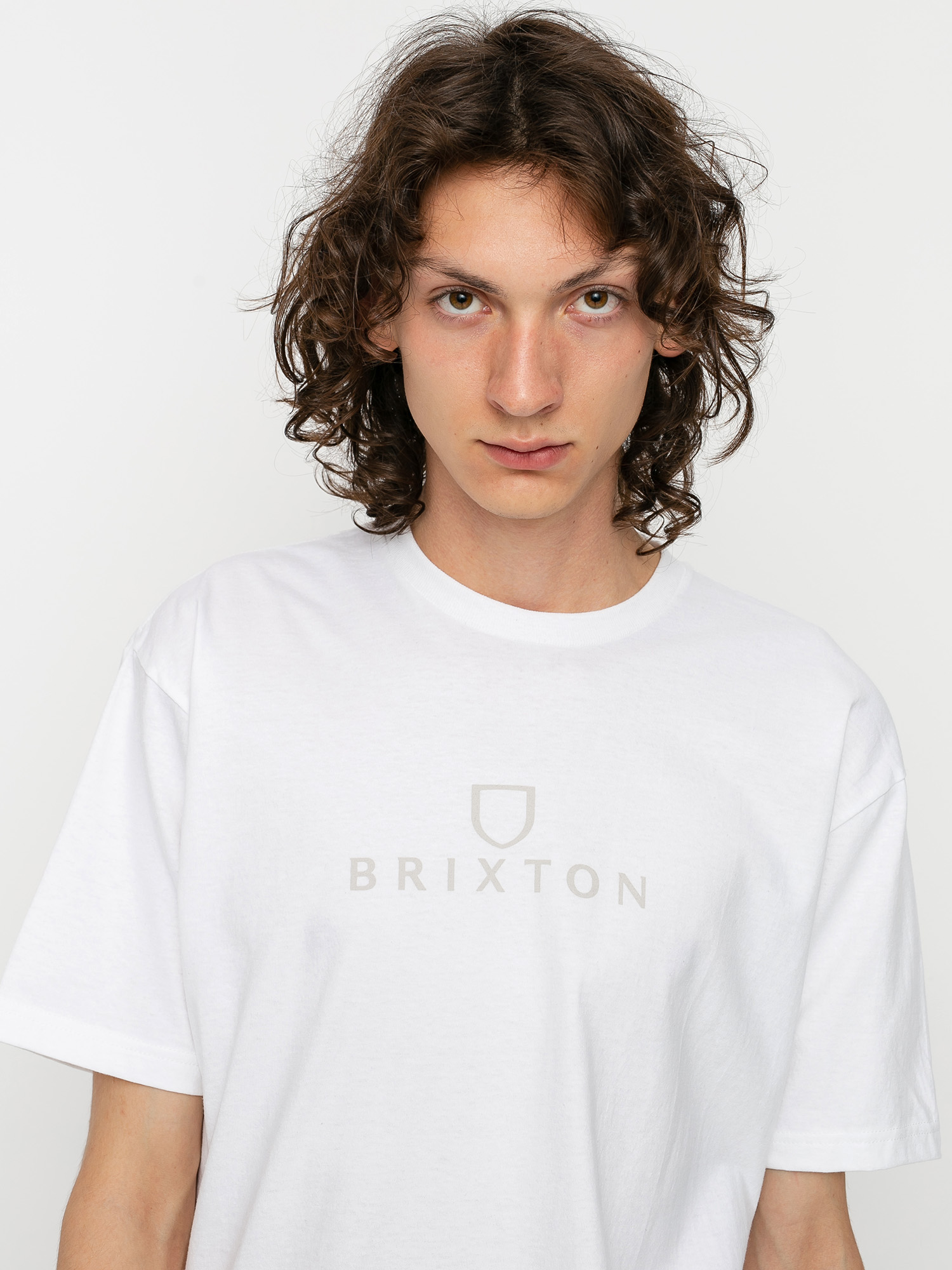 T-shirt Brixton Alpha (white)
