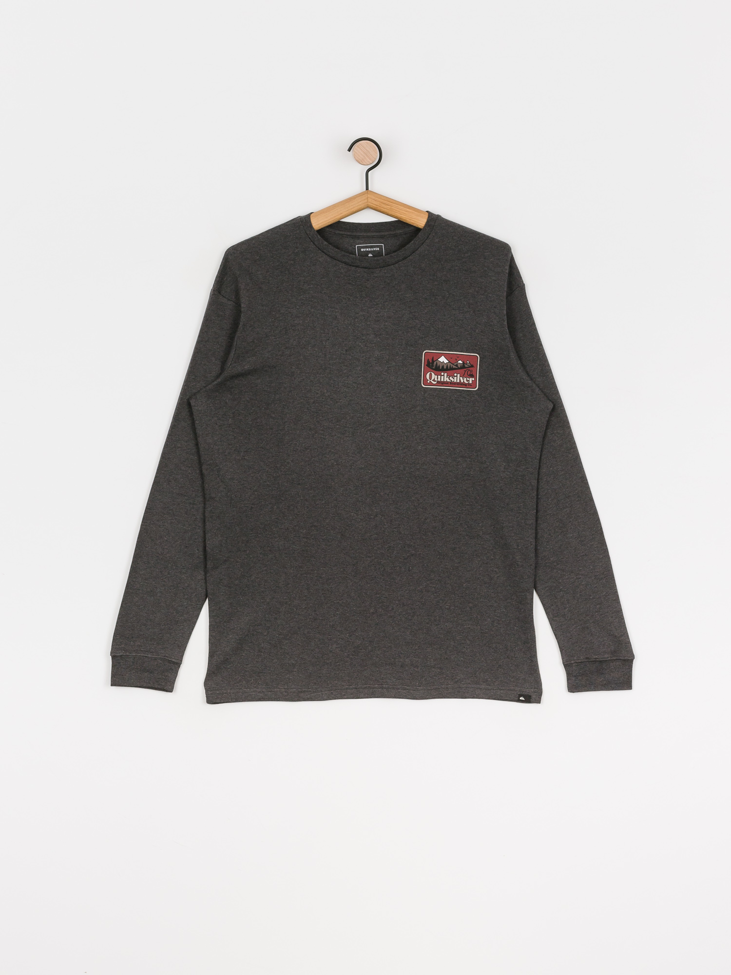 Longsleeve Quiksilver Old Habit (charcoal heather)