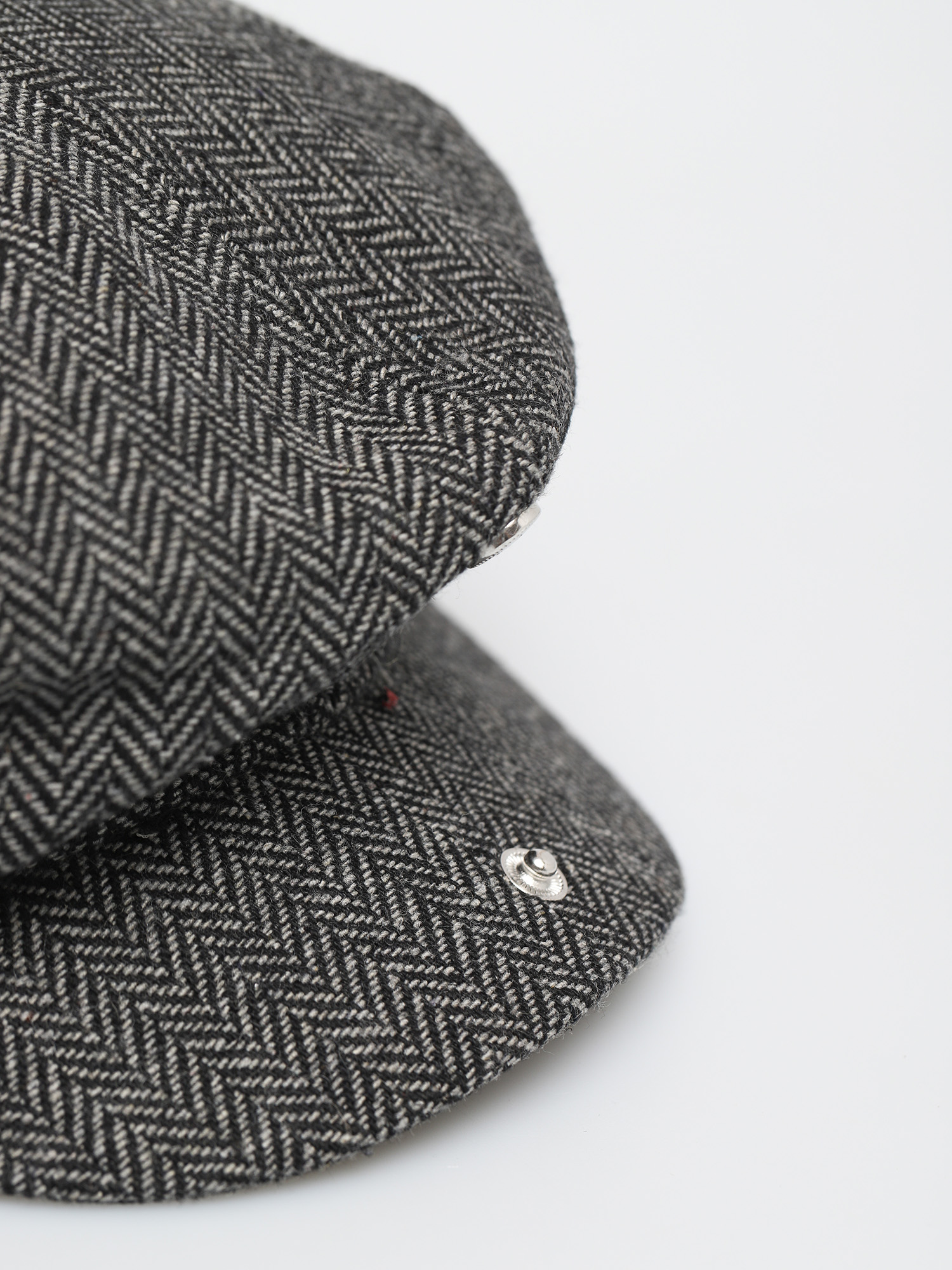 Kaszkiet Brixton Brood Snap Cap (grey/black)