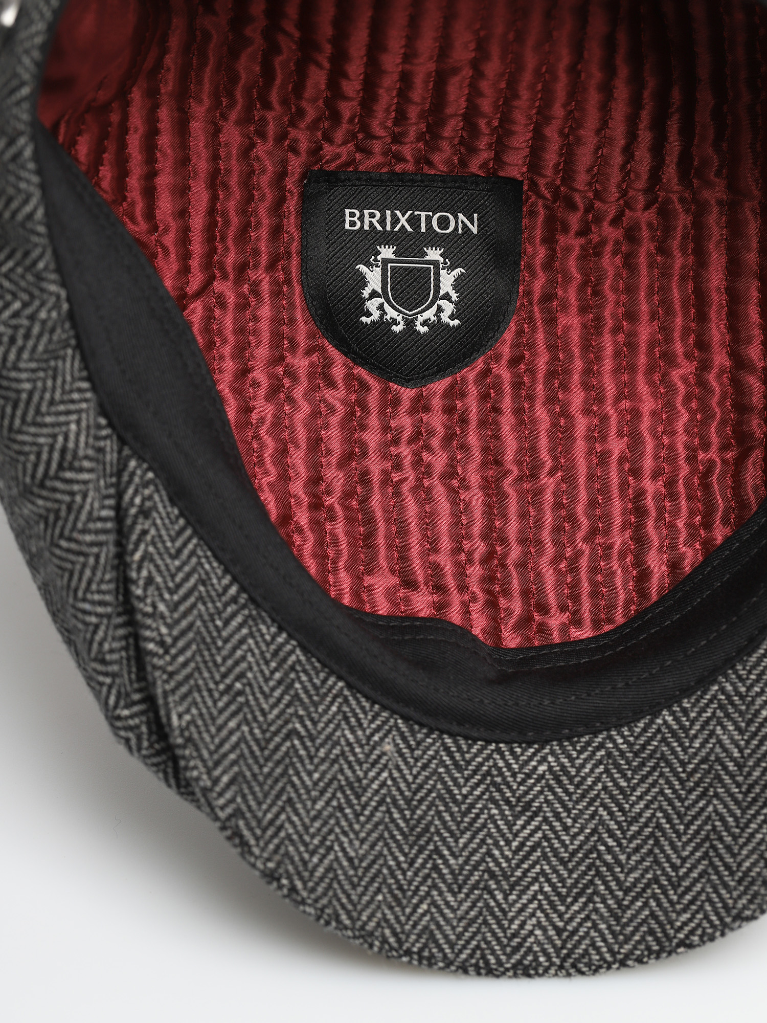 Kaszkiet Brixton Brood Snap Cap (grey/black)