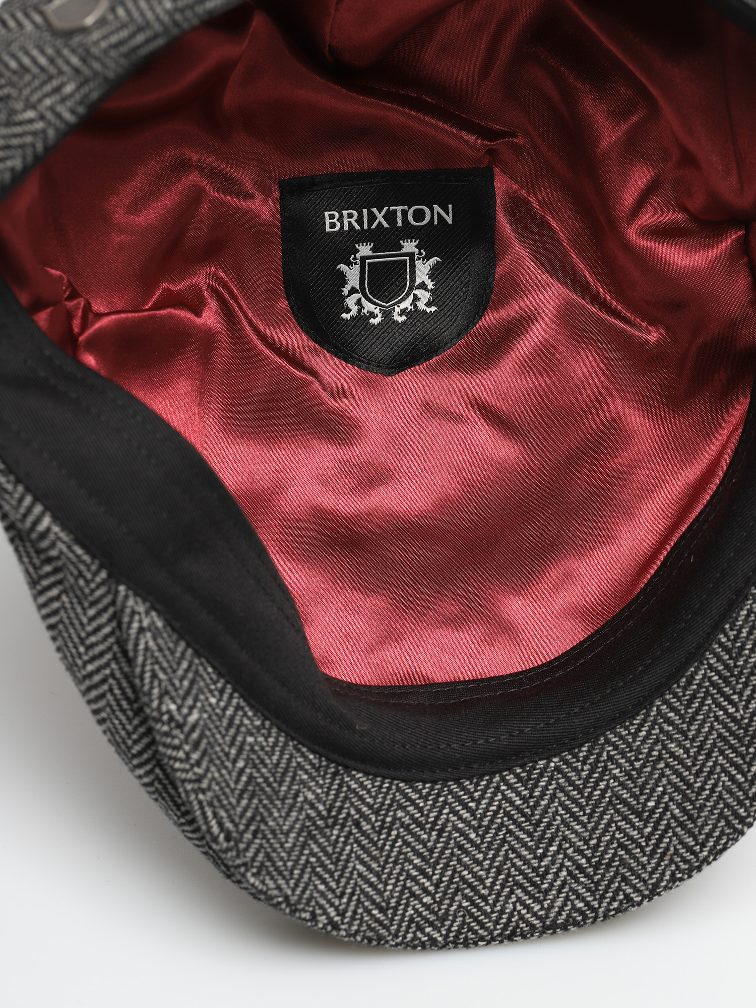 Kaszkiet Brixton Hooligan Snap Cap (grey/black)