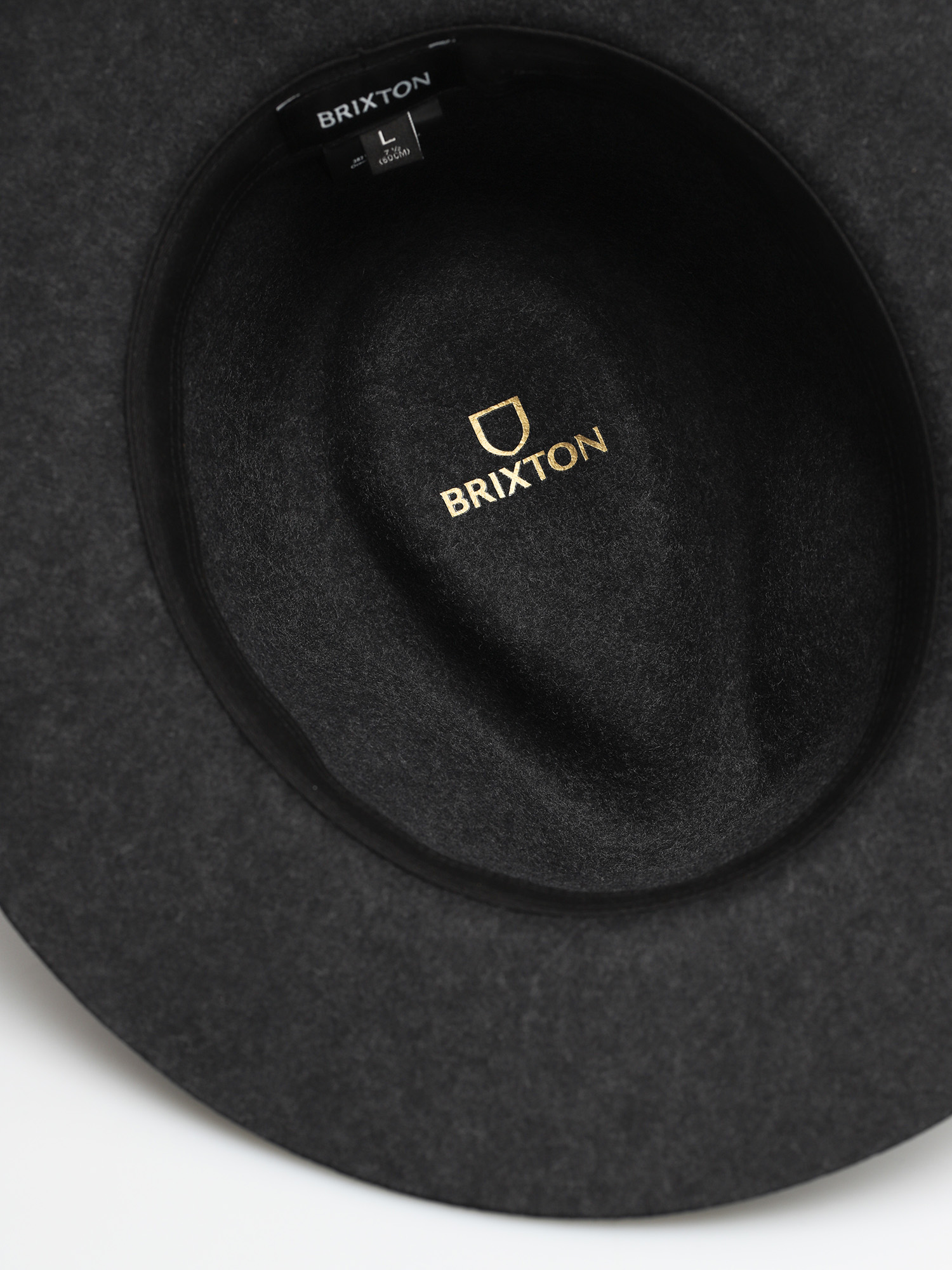 Kapelusz Brixton Wesley Fedora (heather black)