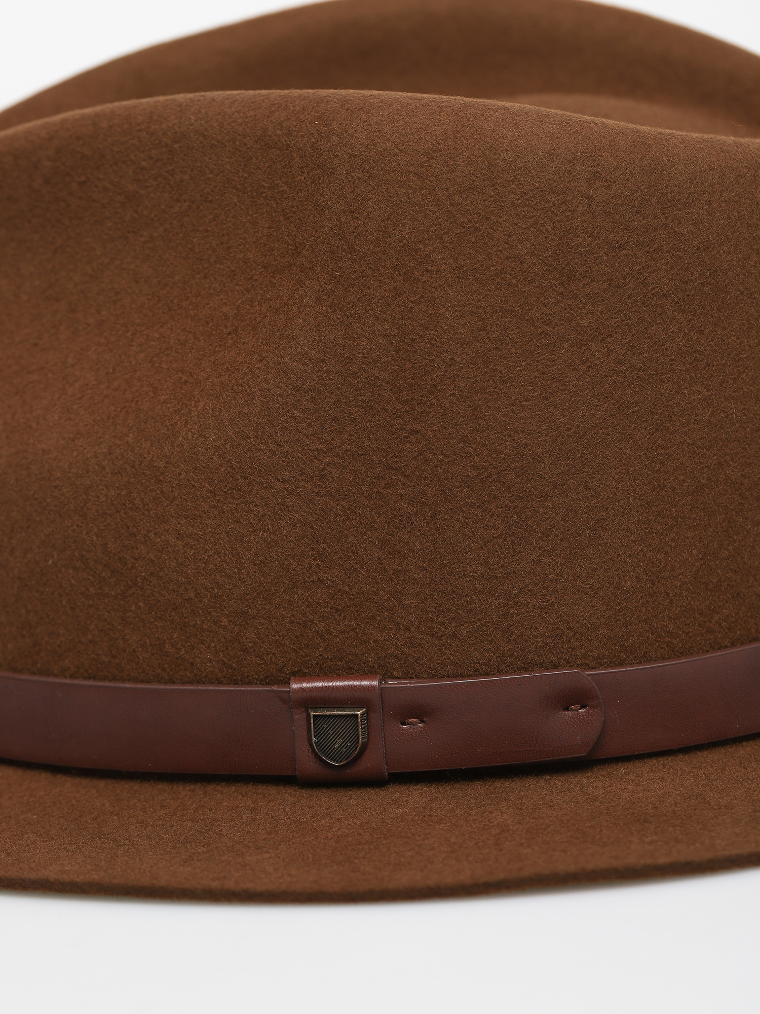 Kapelusz Brixton Messer Short Brim Fedora (coffee)