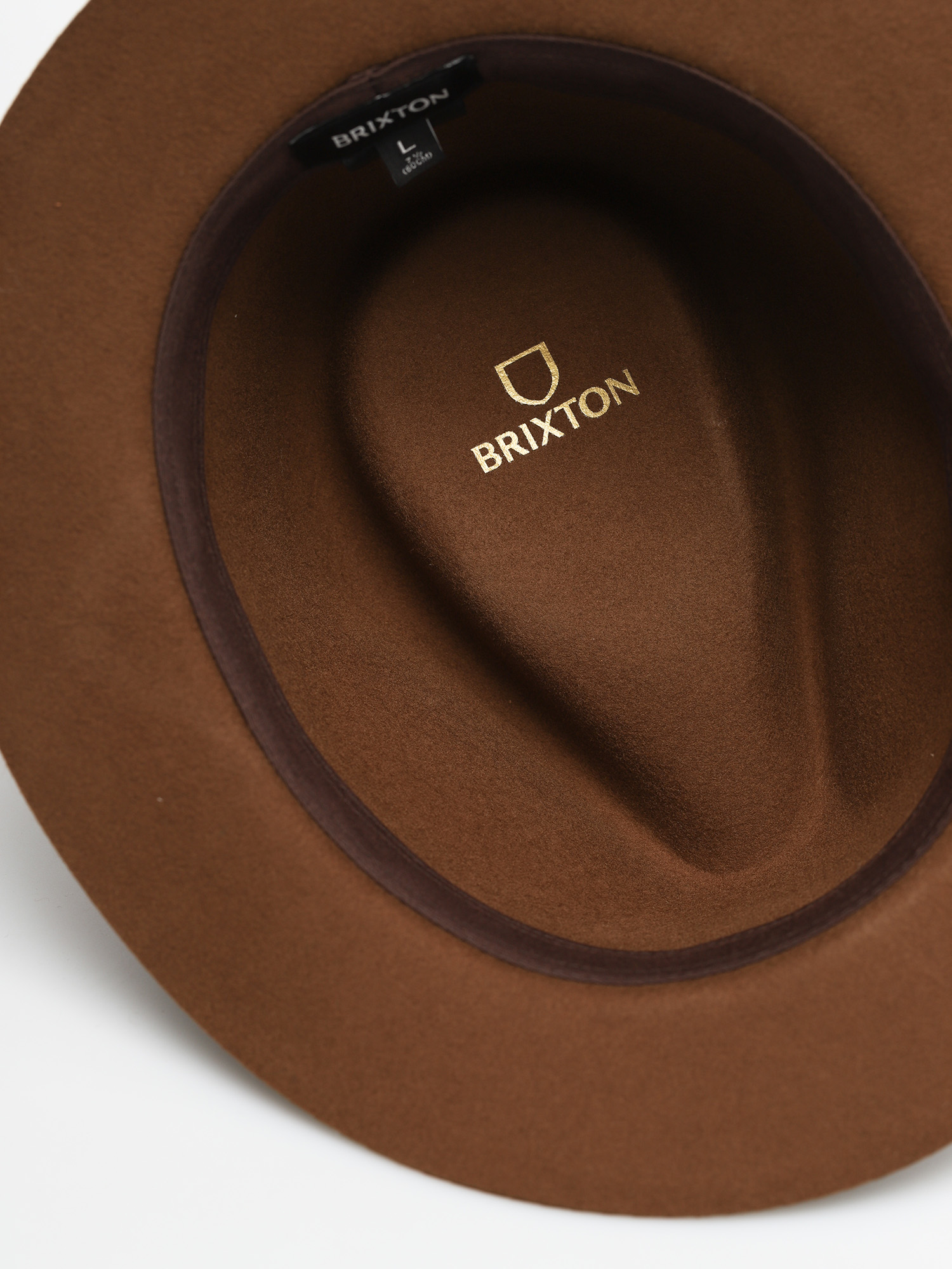 Kapelusz Brixton Messer Short Brim Fedora (coffee)