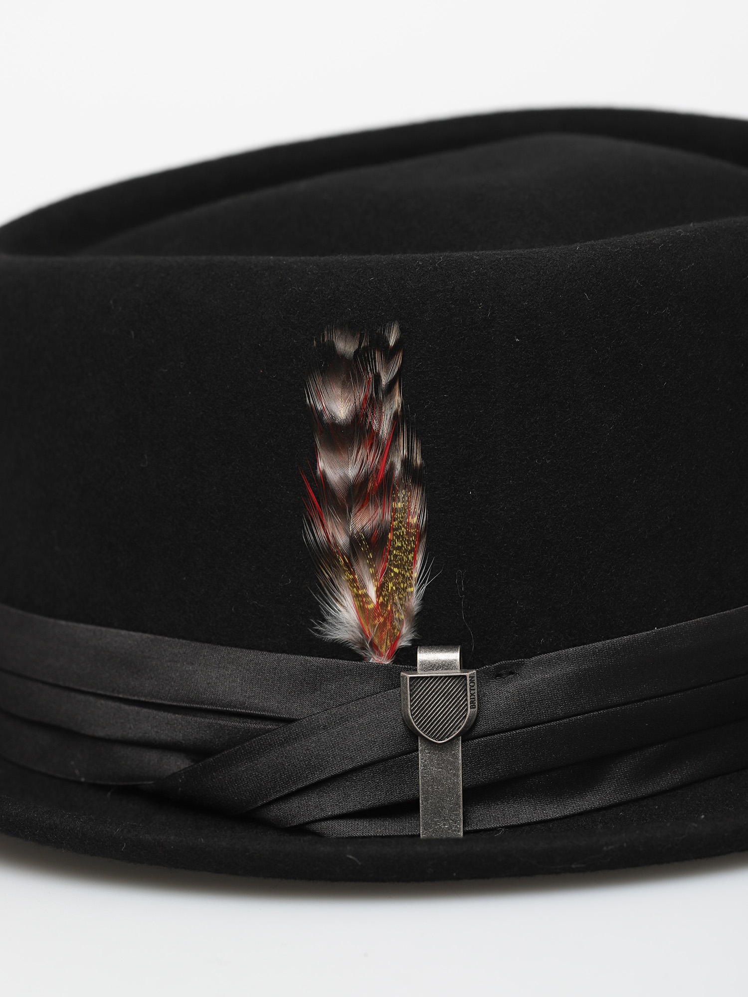 Kapelusz Brixton Stout Pork Pie (black/black)