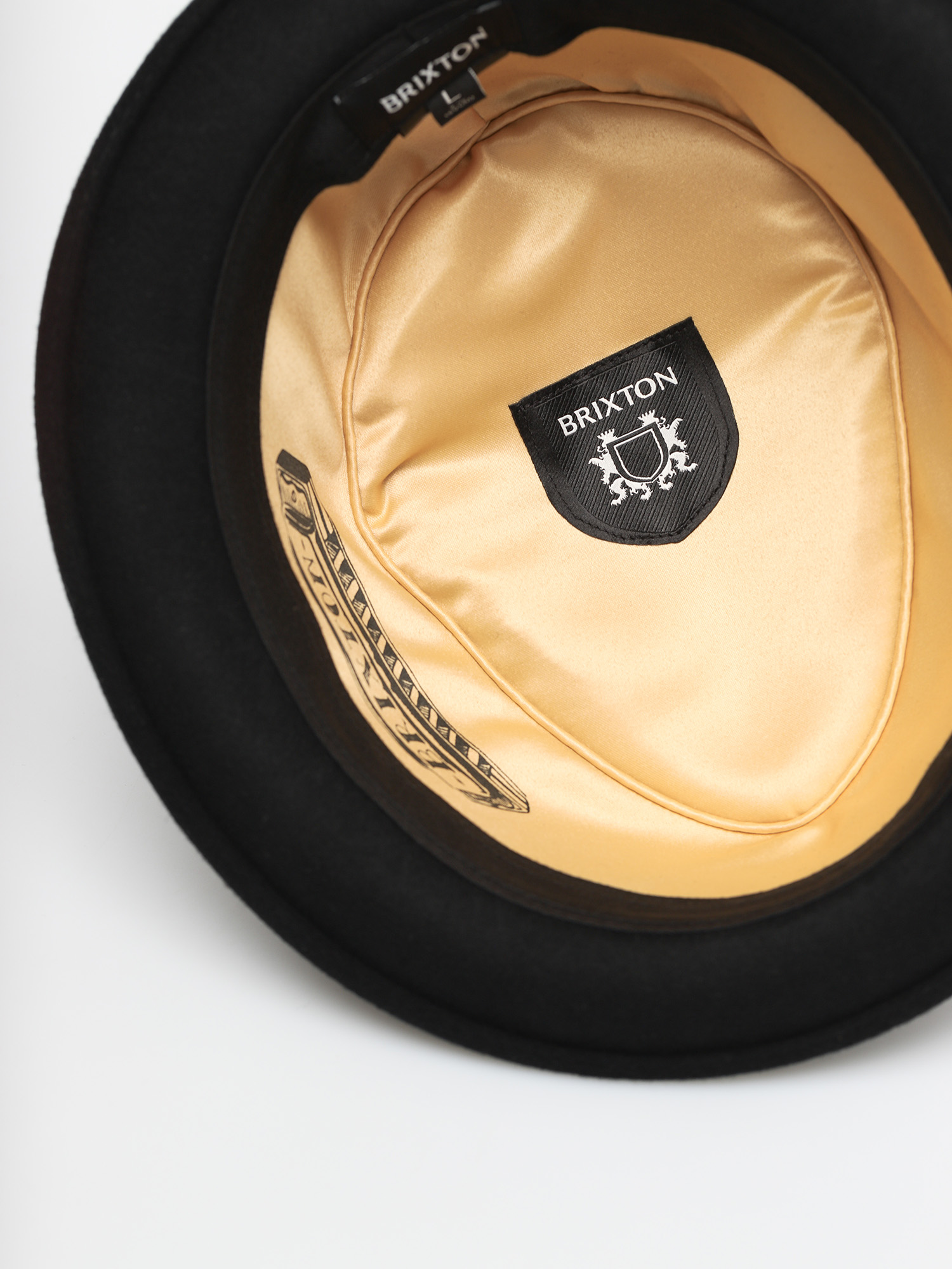 Kapelusz Brixton Stout Pork Pie (black/black)