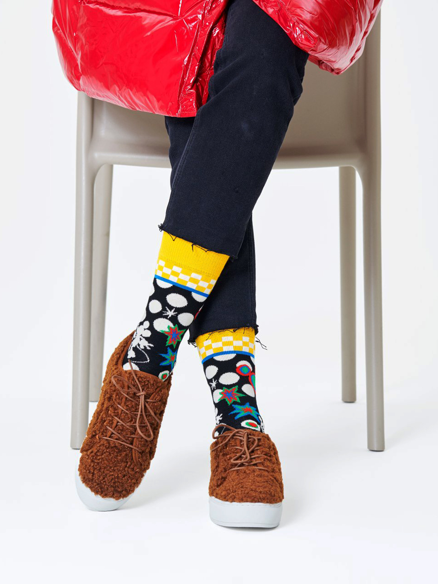 Skarpetki Happy Socks Tune In (black/multi)