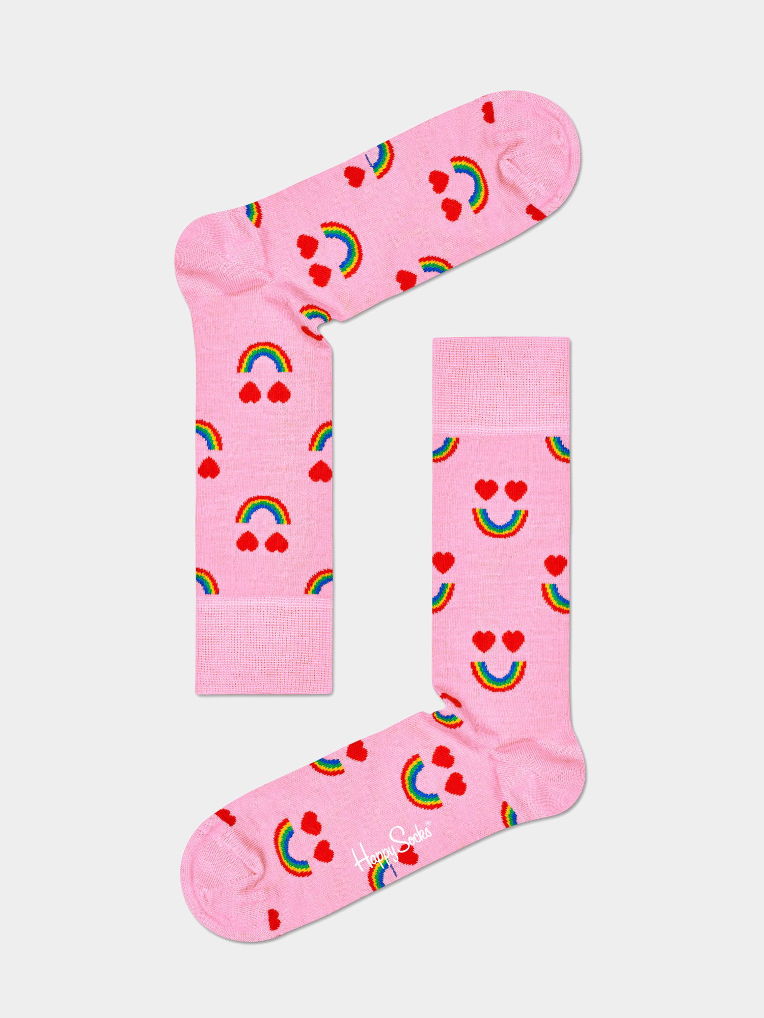 Skarpetki Happy Socks Wool Happy Rainbow (pink)