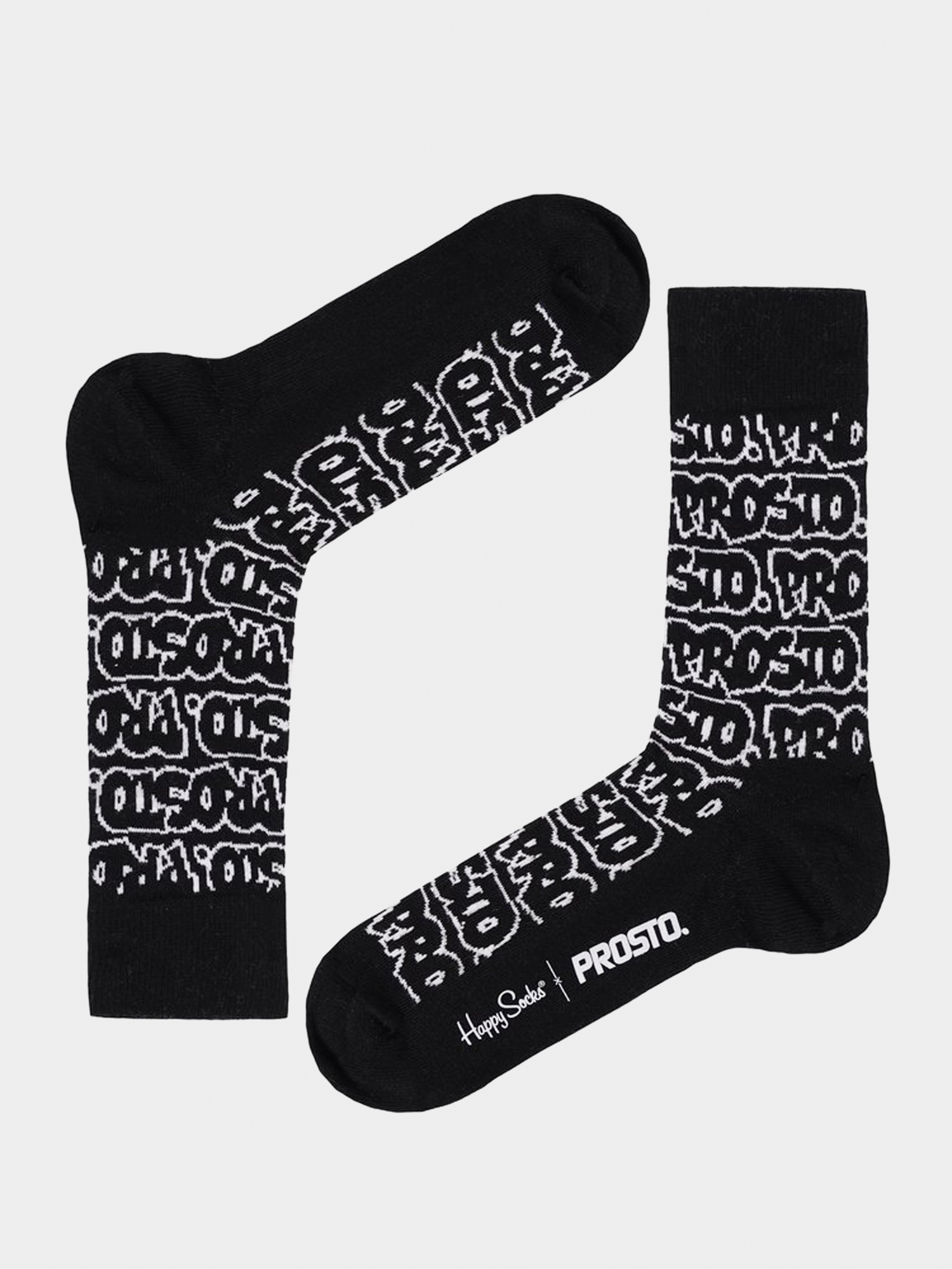 Skarpetki Happy Socks Prosto Style (black/white)