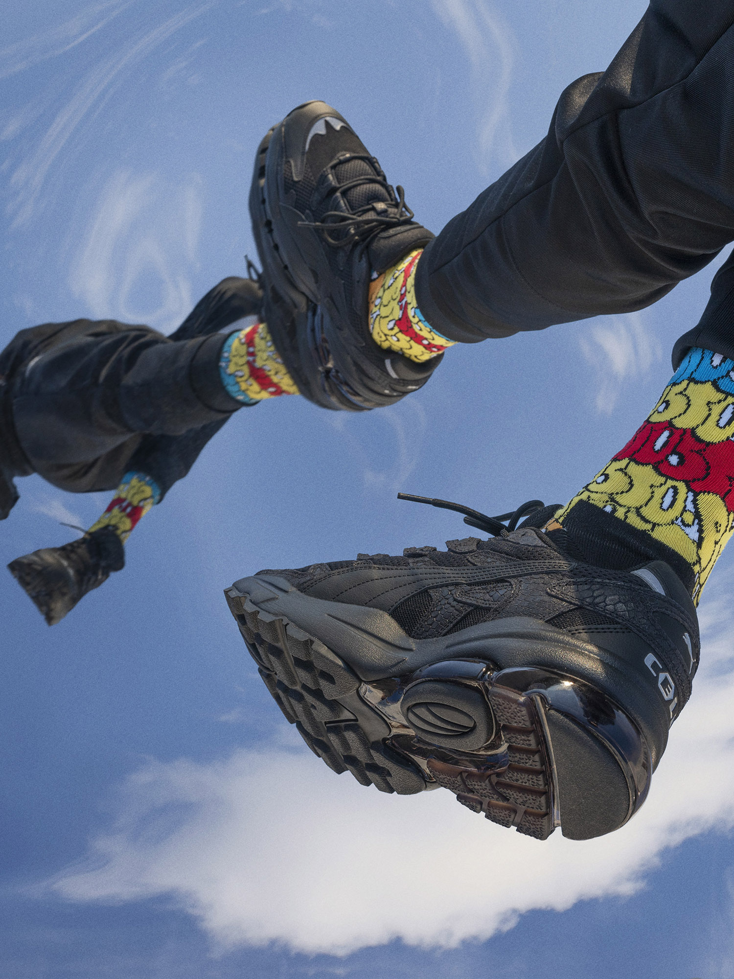 Skarpetki Happy Socks Prosto Trow Up (black/multi)