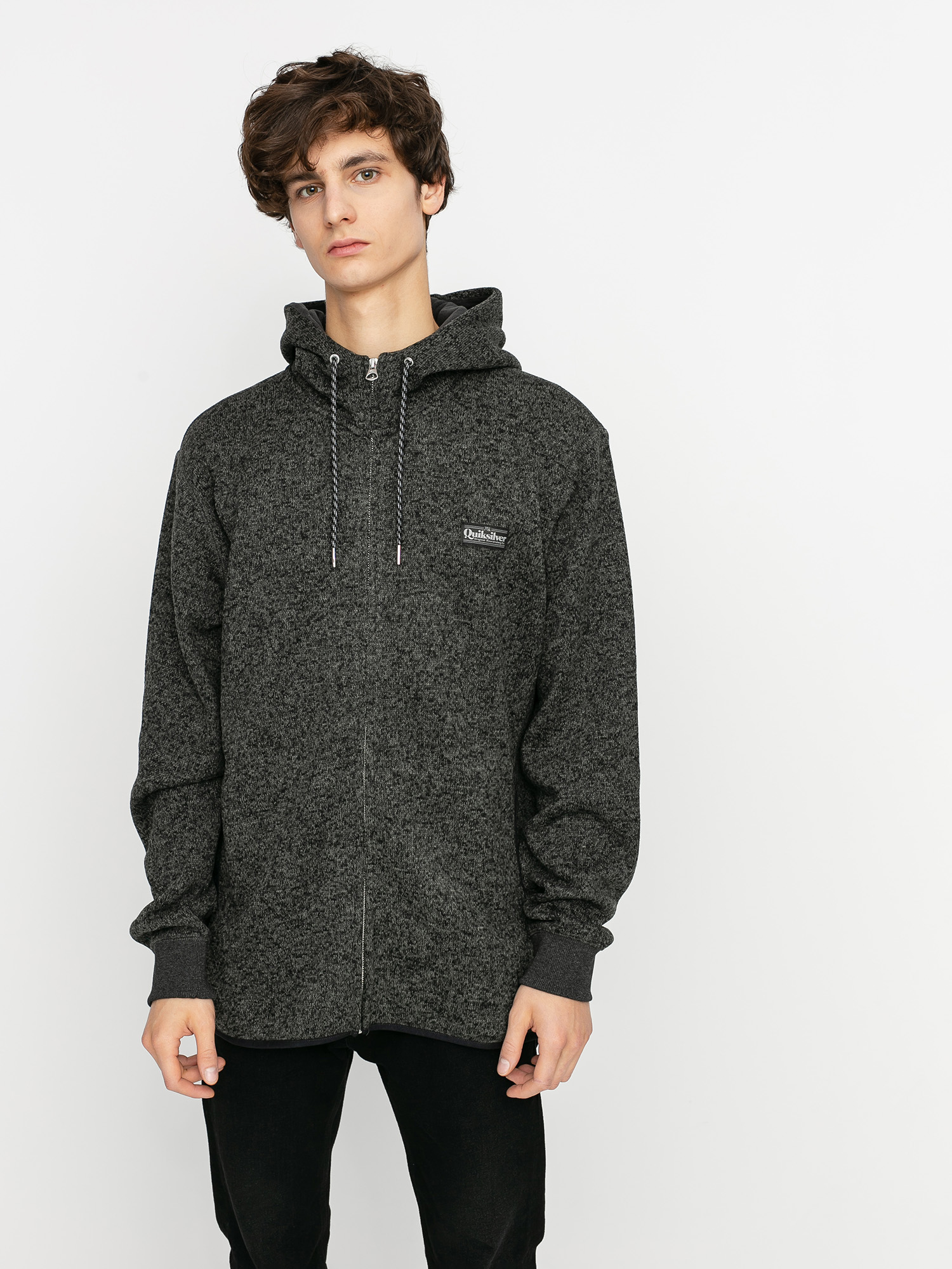 Bluza z kapturem Quiksilver Keller ZHD (dark grey heather)