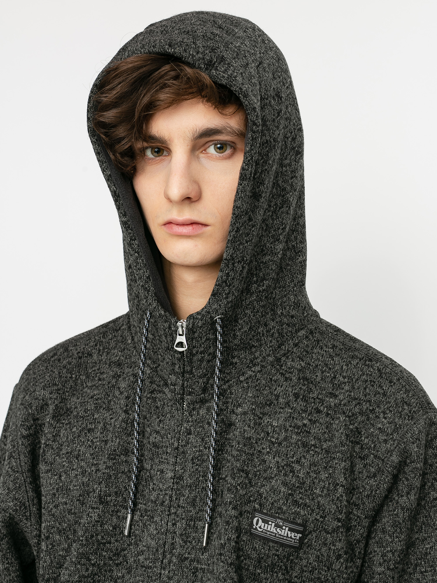 Bluza z kapturem Quiksilver Keller ZHD (dark grey heather)