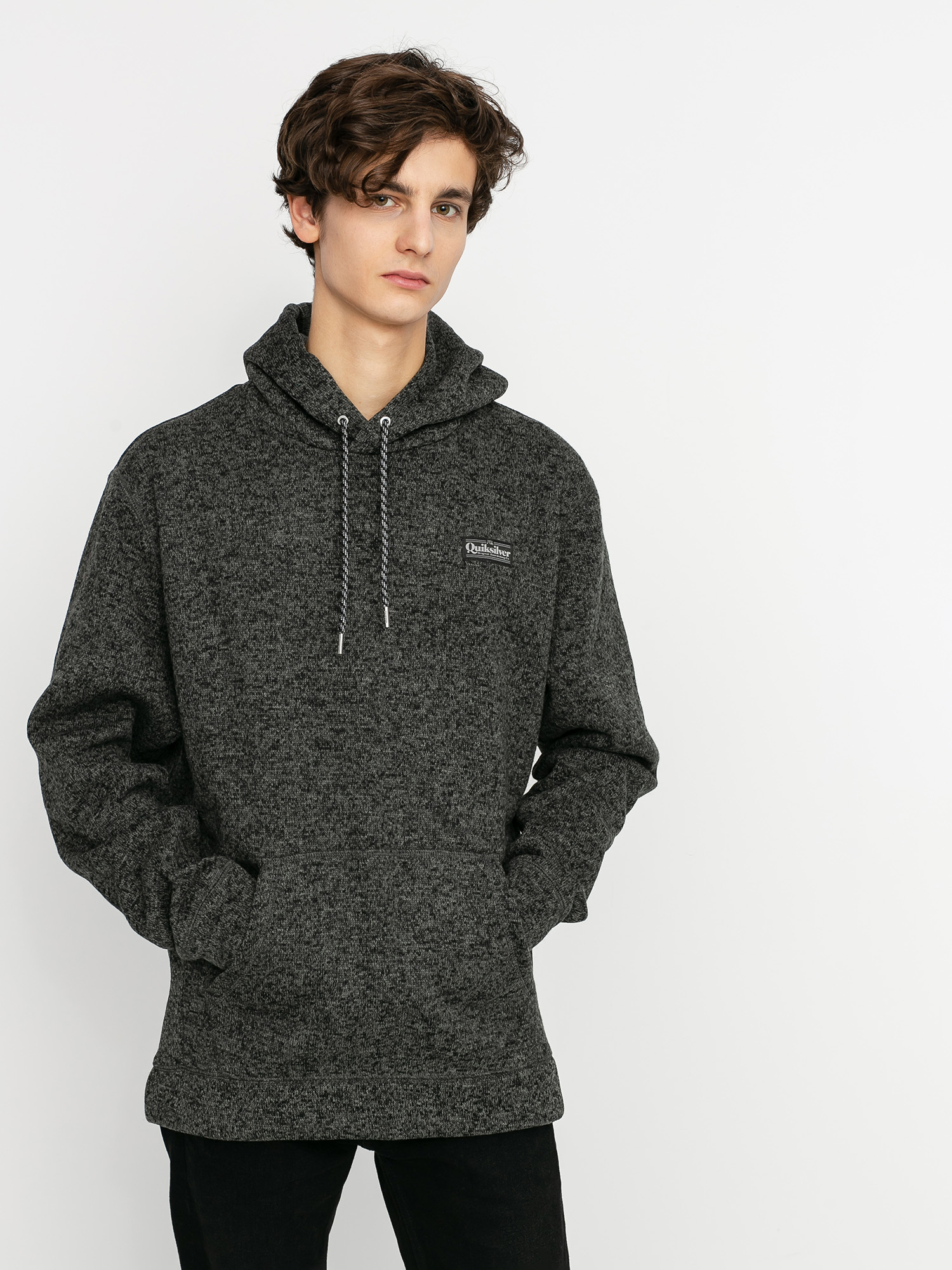 Bluza z kapturem Quiksilver Keller HD (dark grey heather)