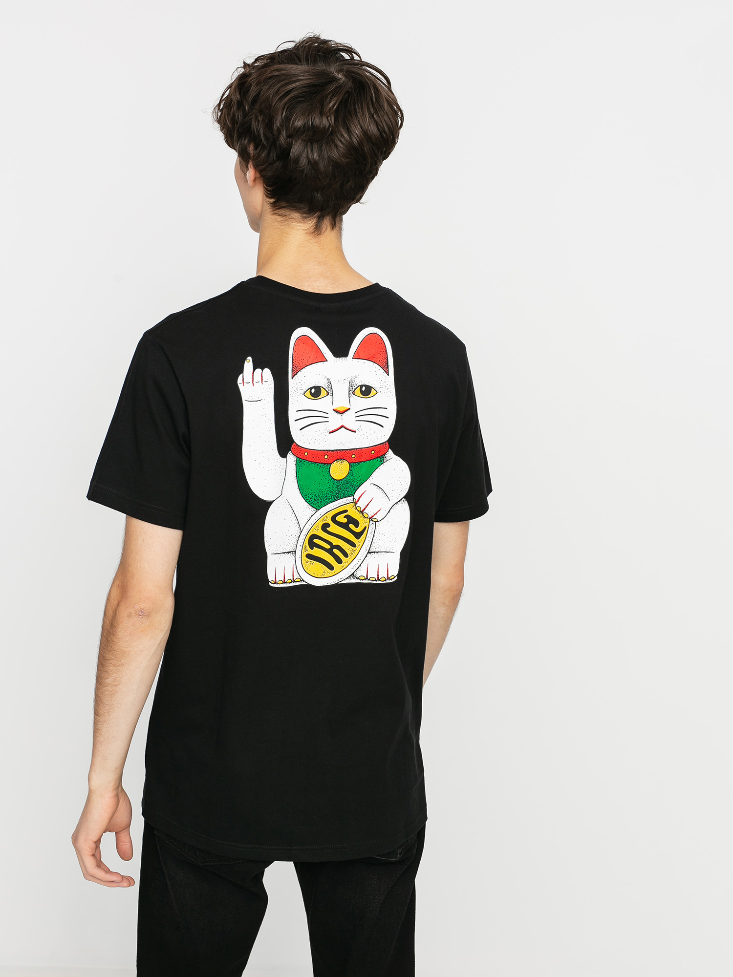 T-shirt Iriedaily Bye Bye Cat (black)