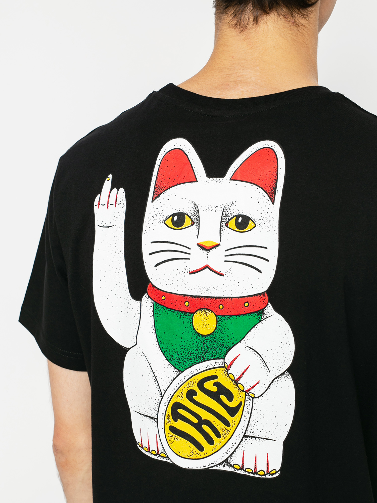 T-shirt Iriedaily Bye Bye Cat (black)