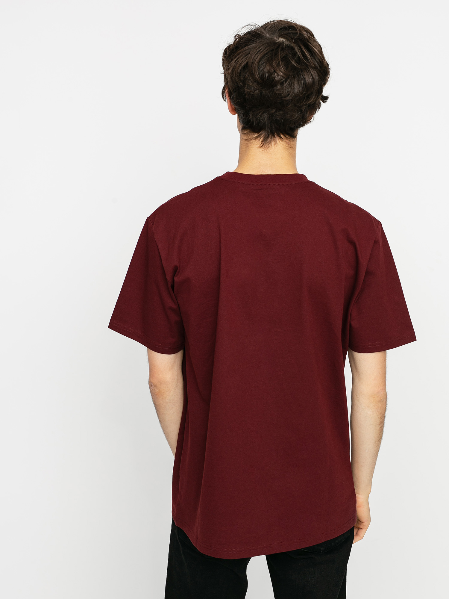 T-shirt Carhartt WIP University (bordeaux/white)