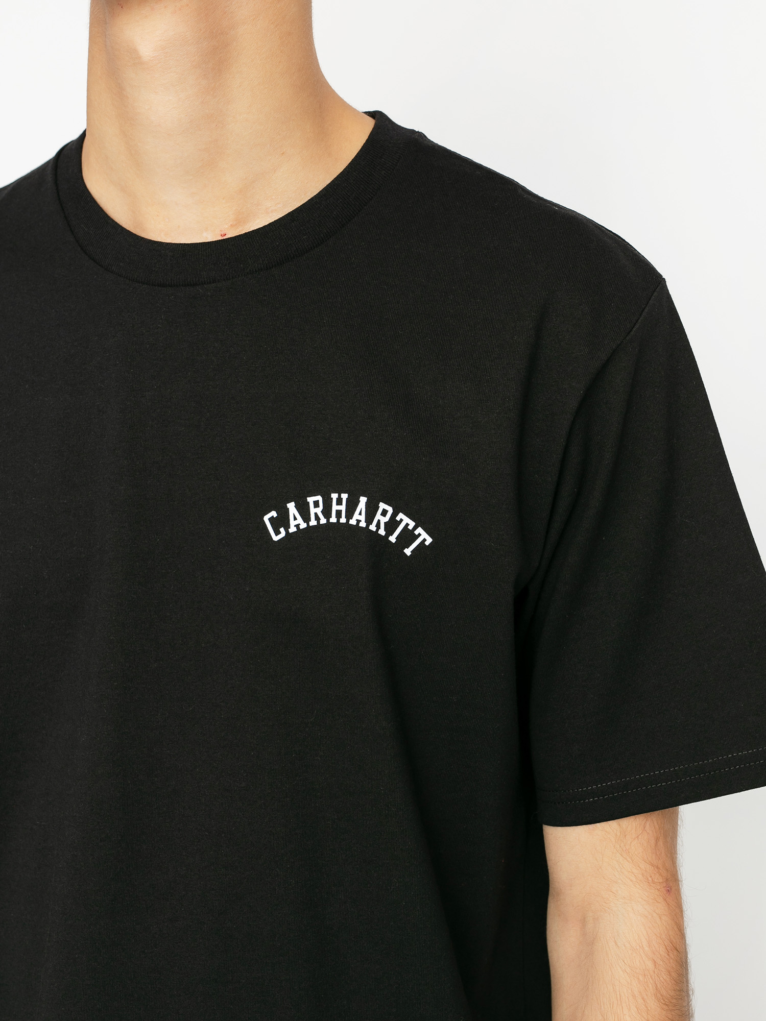 T-shirt Carhartt WIP University Script (black/white)