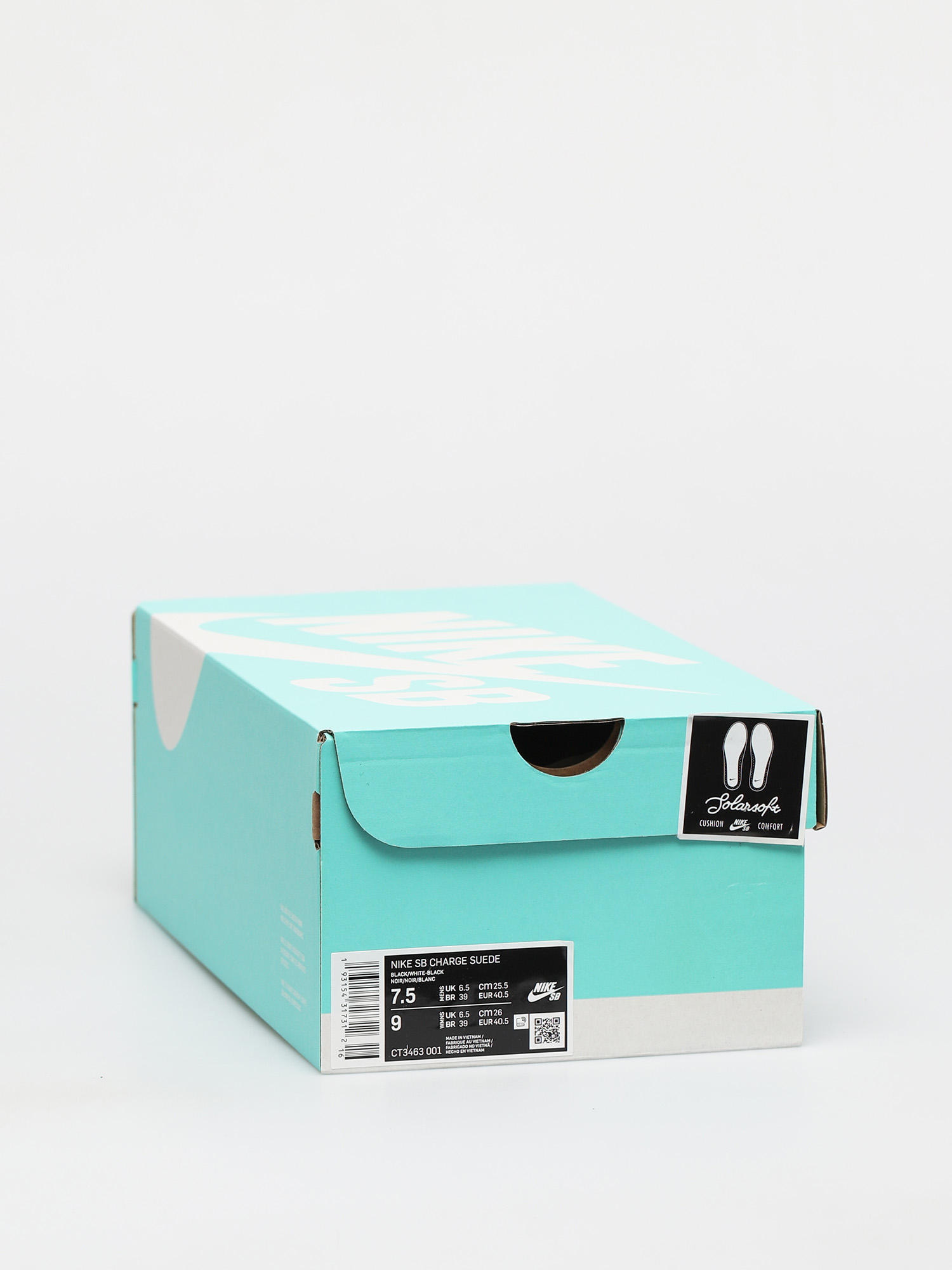 Buty Nike SB Charge Suede (black/white/black)