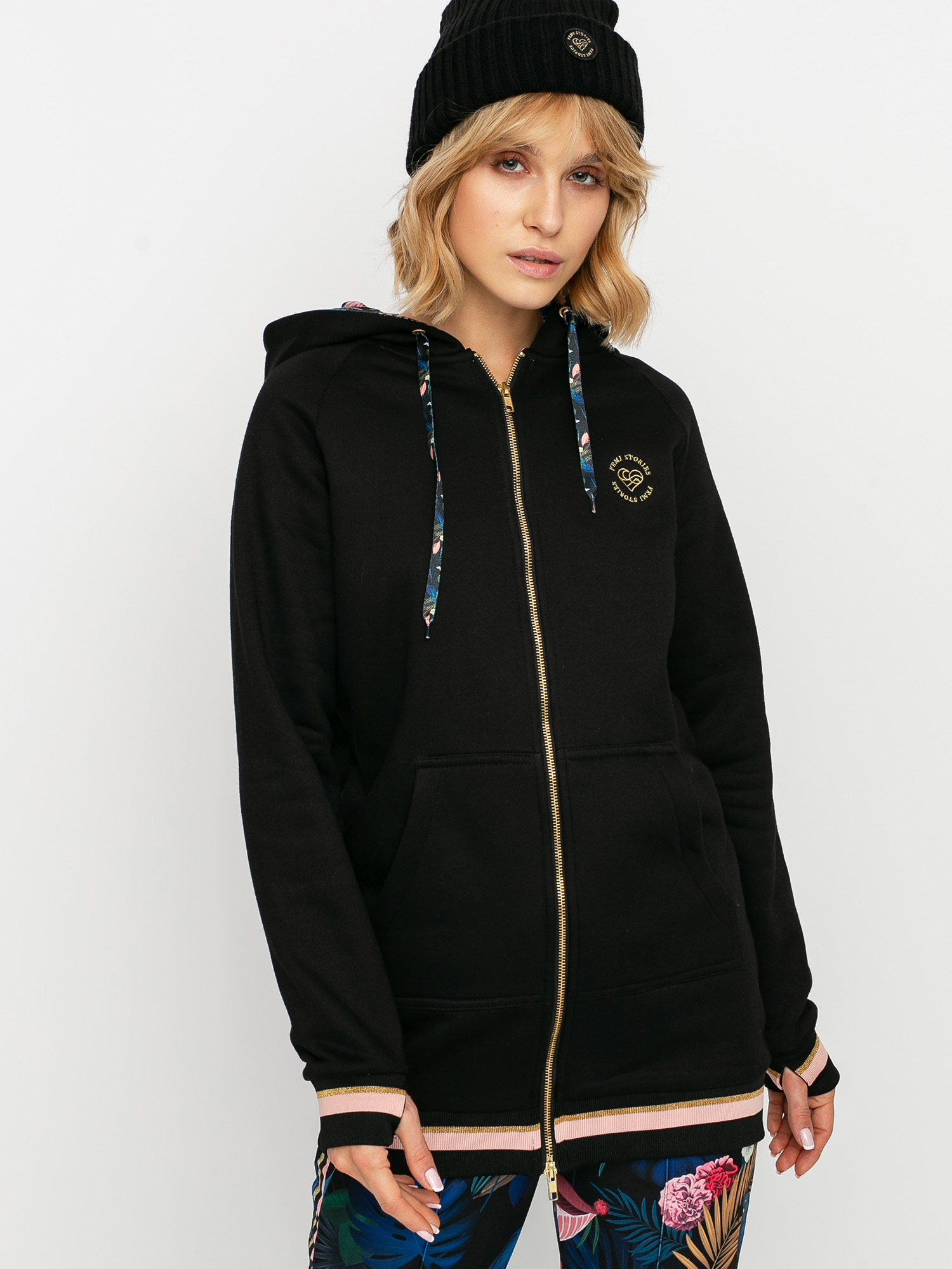Bluza z kapturem Femi Stories Naria ZHD Wmn (blk)
