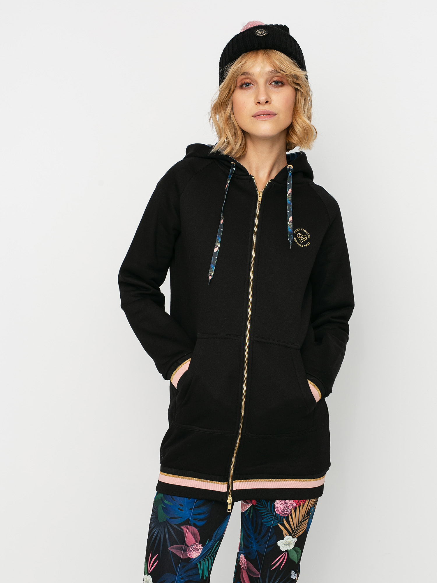 Bluza z kapturem Femi Stories Naria ZHD Wmn (blk)