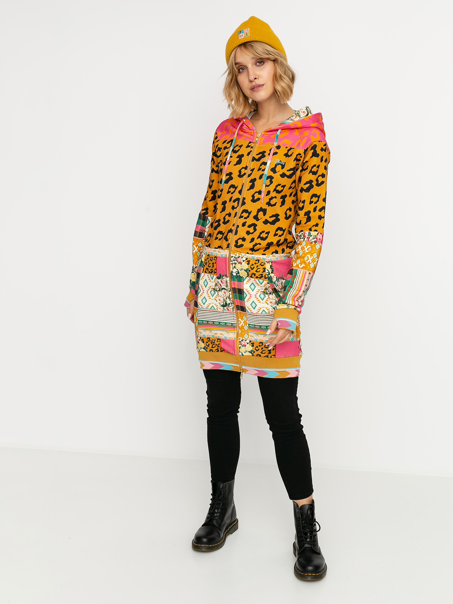 Bluza z kapturem Femi Stories Longa ZHD Wmn (ptw)