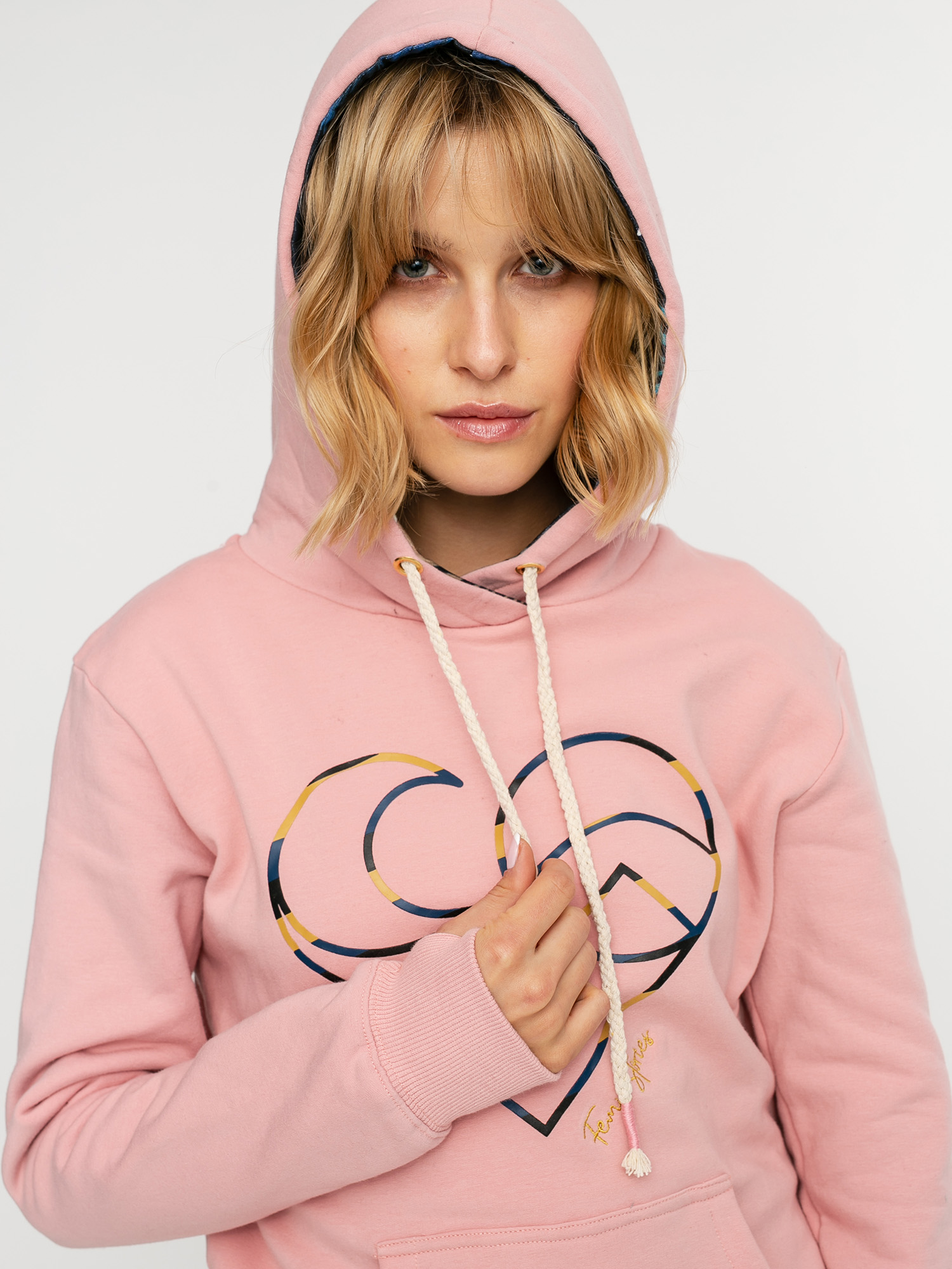 Bluza z kapturem Femi Stories Tomma HD Wmn (pnk)