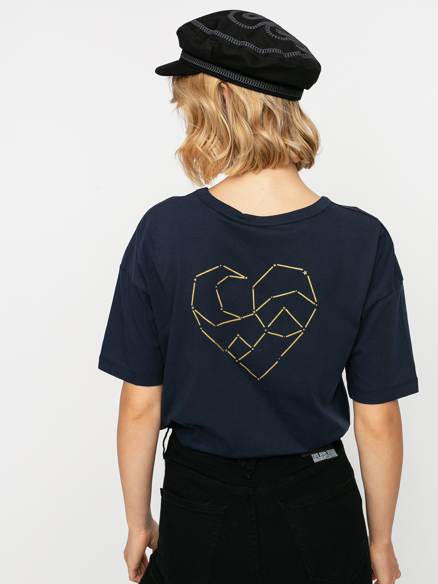 T-shirt Femi Stories Loose Wmn (nvy)