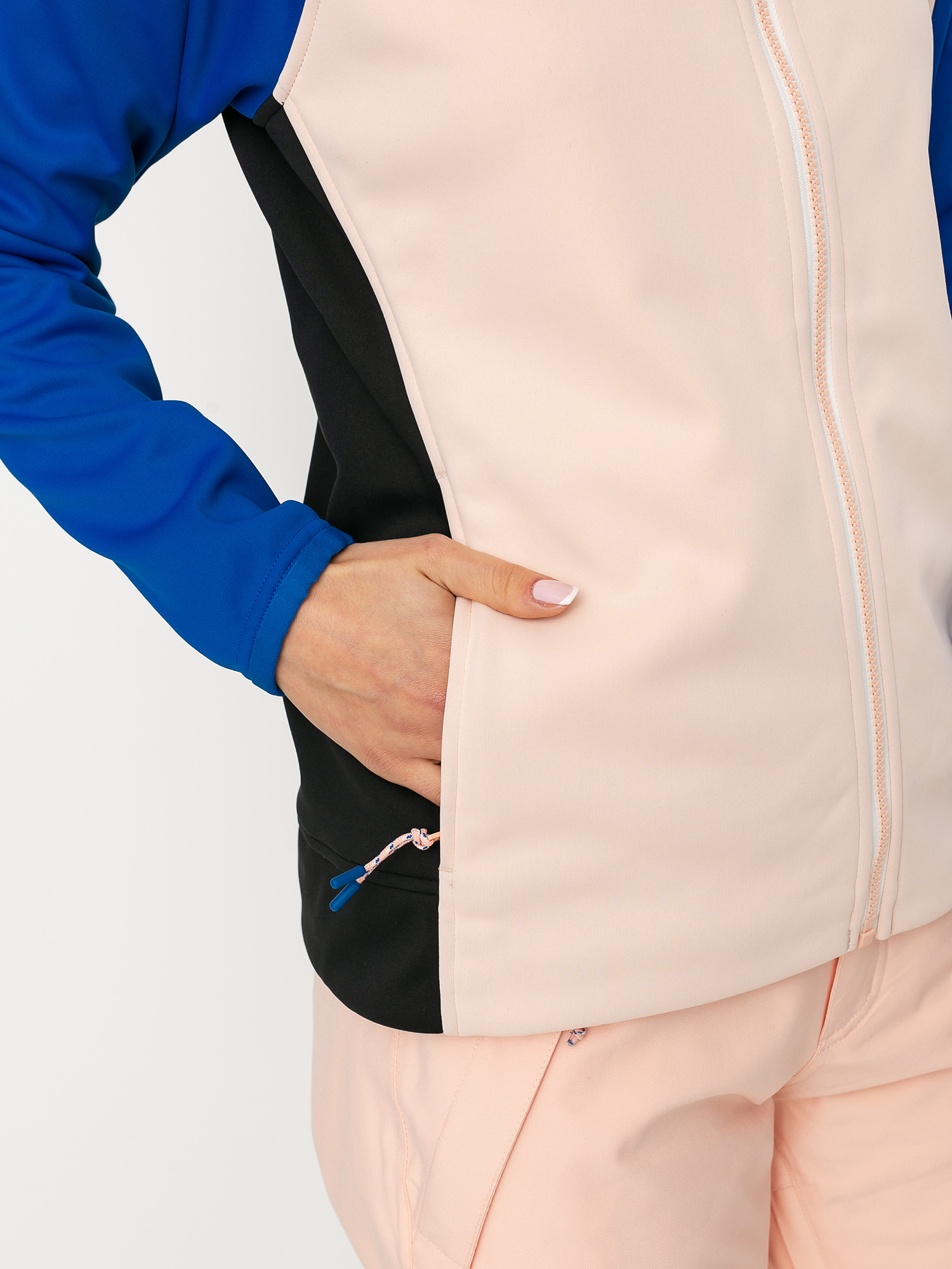 Damska Bluza aktywna Burton Crown Weatherproof (lapis blue/peach melba/true black)