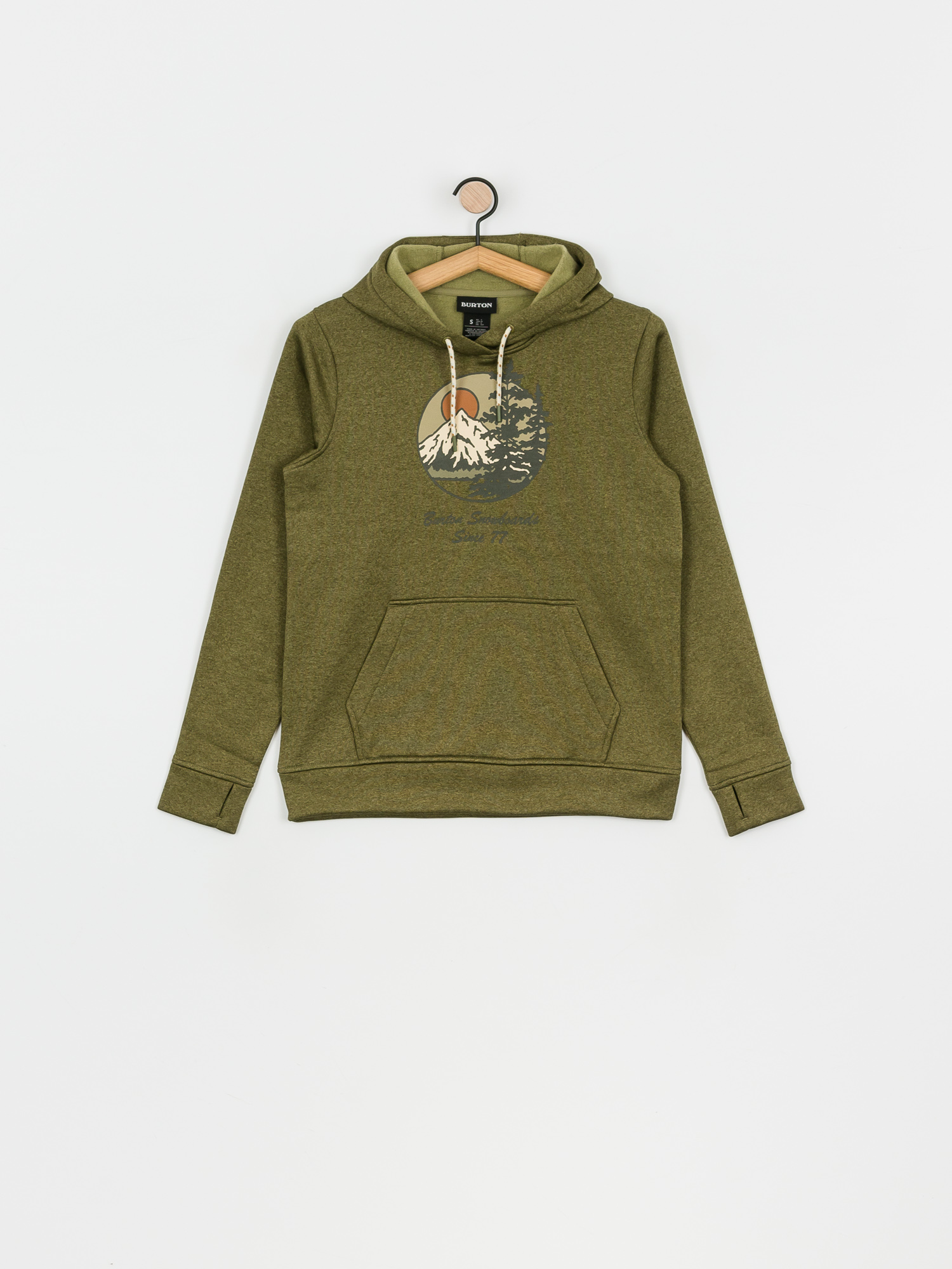 Damska Bluza aktywna Burton Oak HD (martini olive heather)