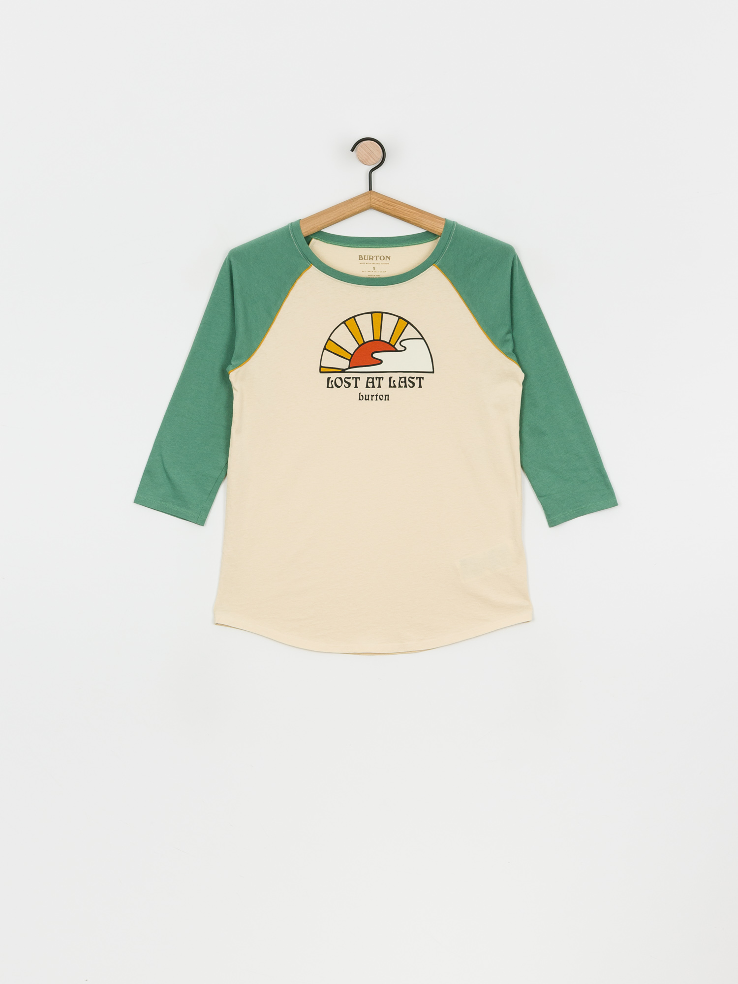 Longsleeve Burton Ashmore Raglan Wmn (creme brulee/frosty spruce)