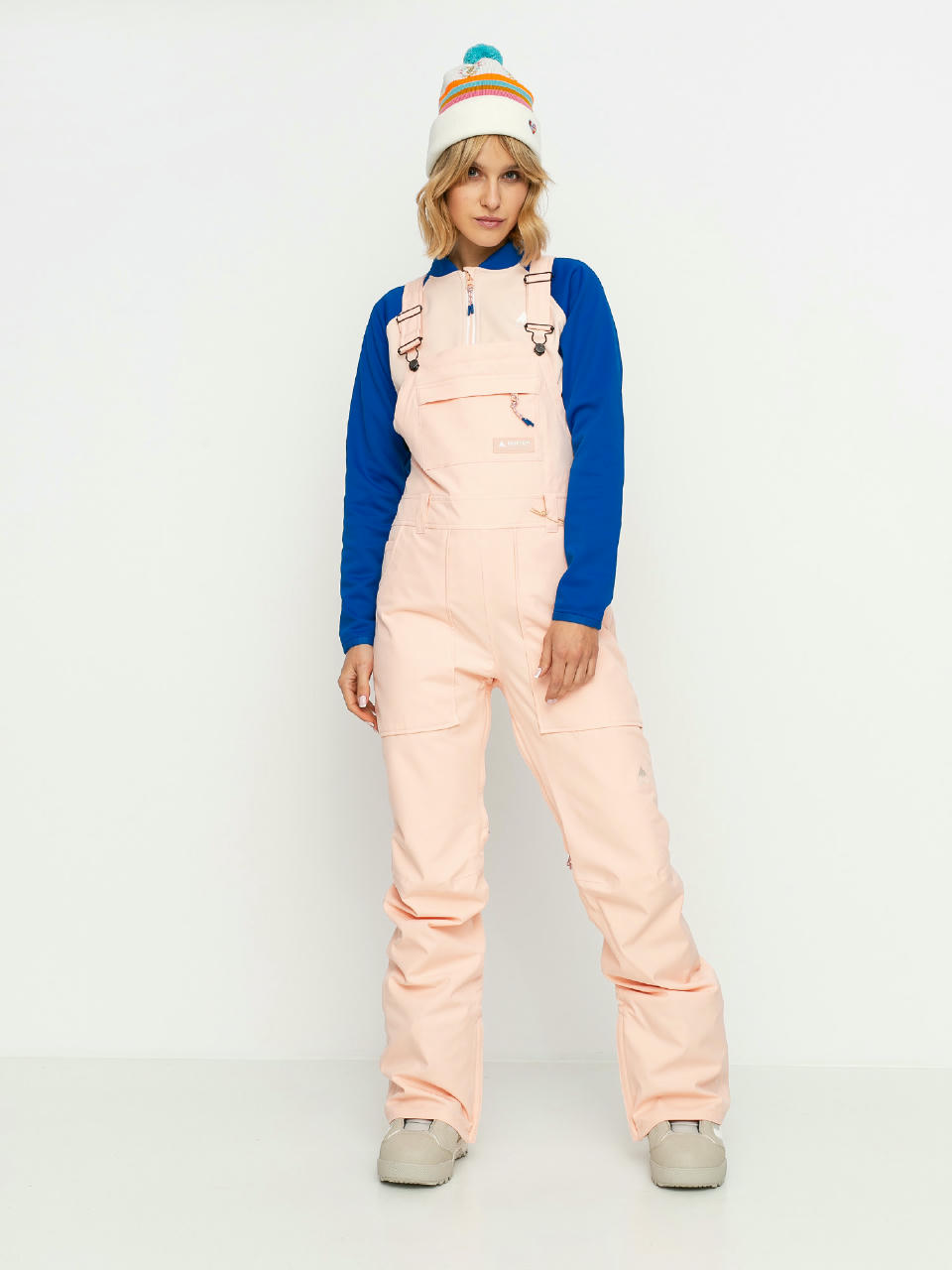 Damskie Spodnie snowboardowe Burton Avalon Bib (peach melba)