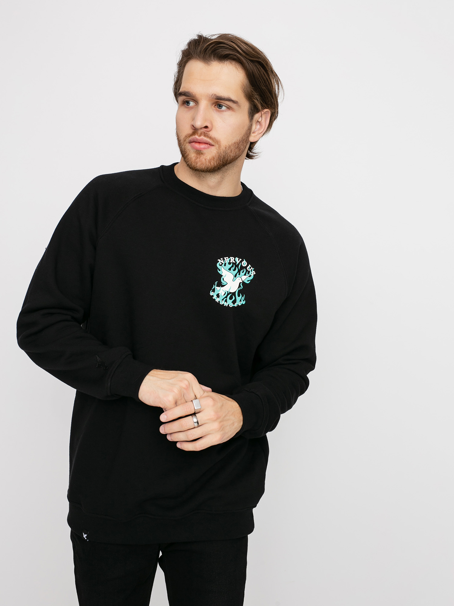 Bluza Nervous Reglan Fire (black)