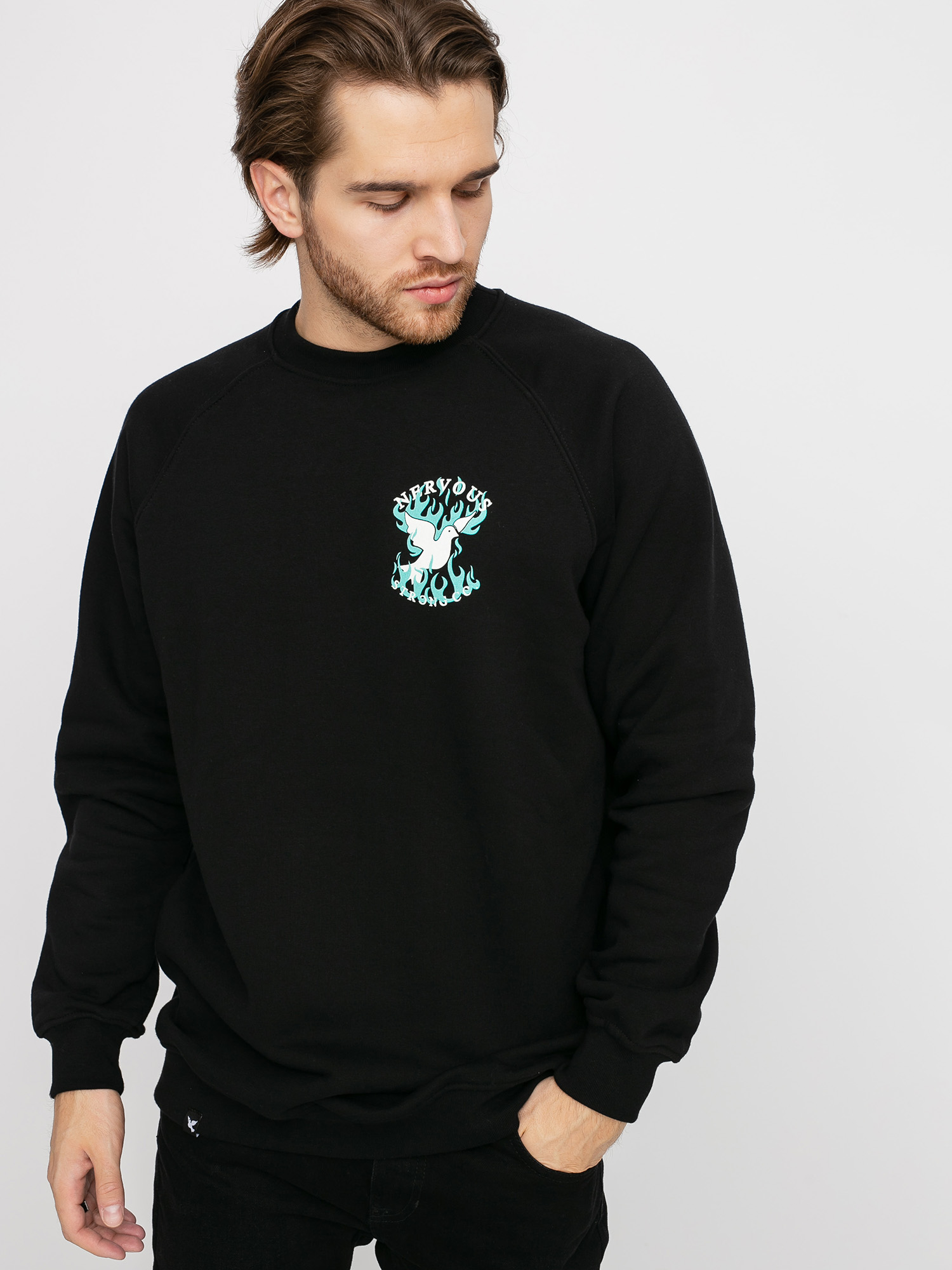 Bluza Nervous Reglan Fire (black)