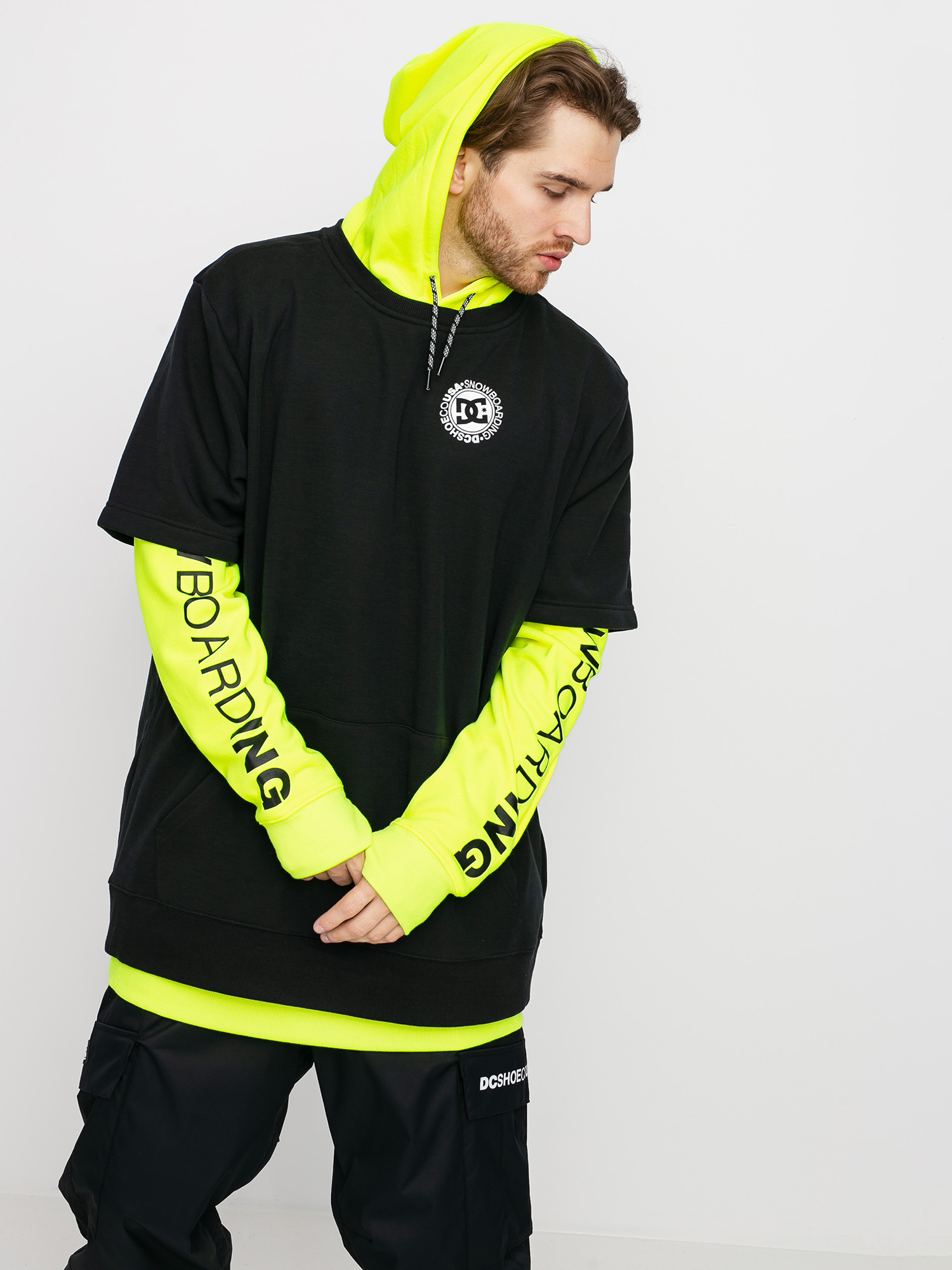 Męska Bluza aktywna DC Dryden (safety yellow)
