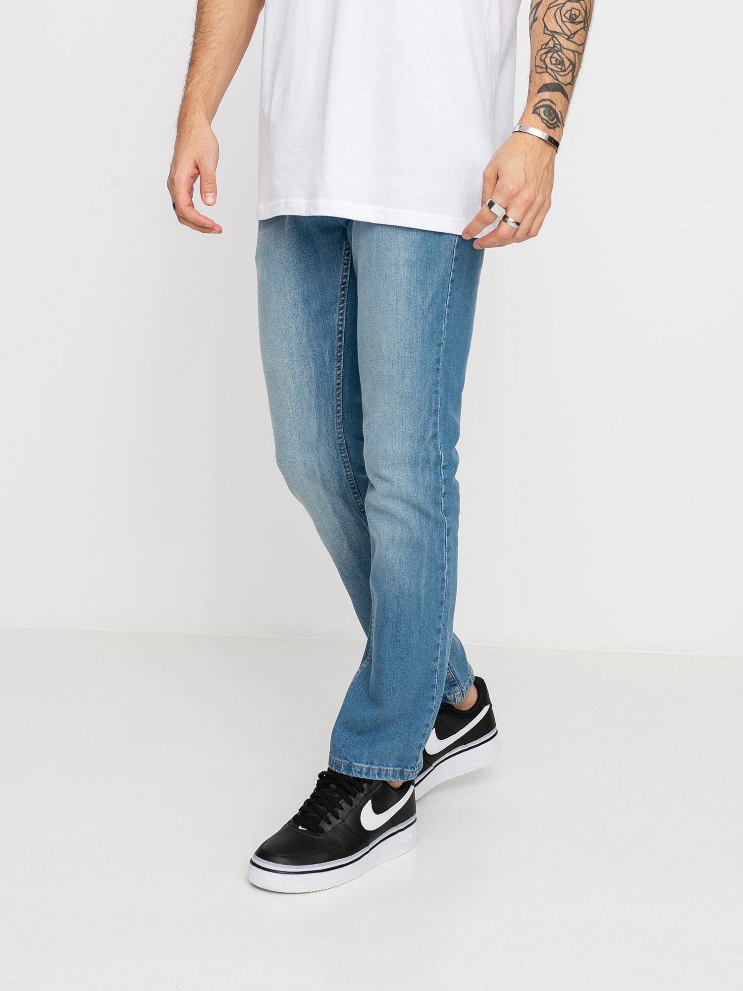 Spodnie DC Worker Straight Stretch (light indigo bleach)