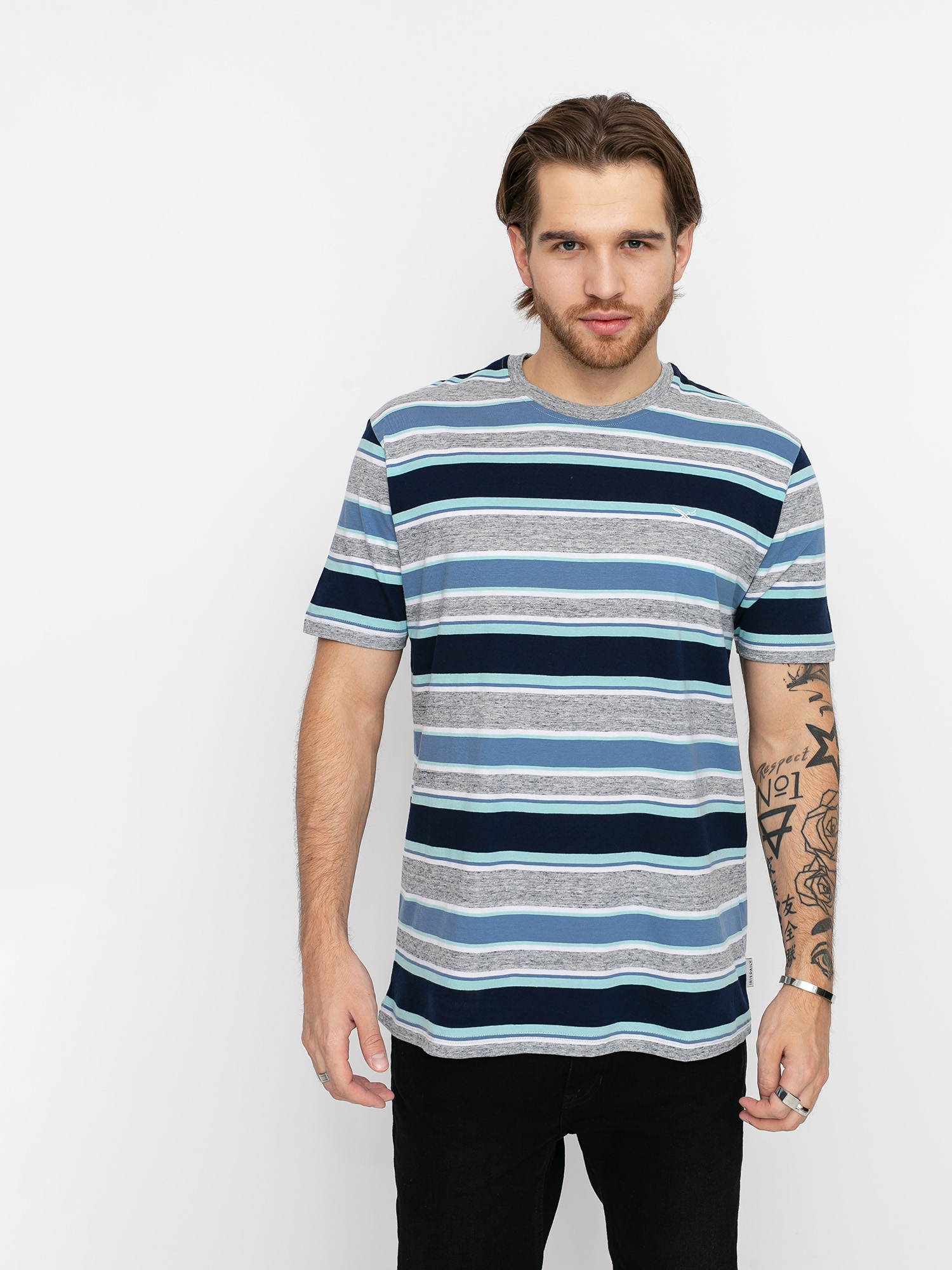 T-shirt Iriedaily Chamisso Retro (greyblue)