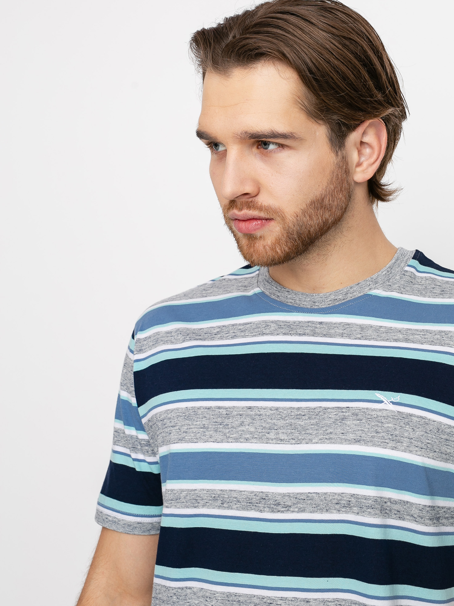 T-shirt Iriedaily Chamisso Retro (greyblue)
