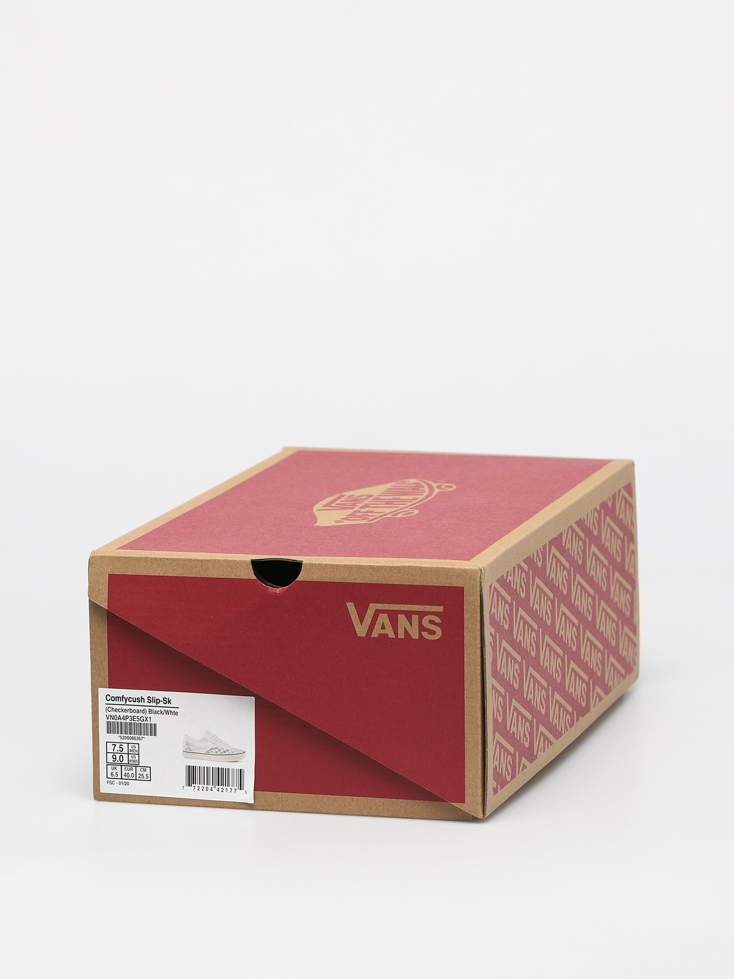 Buty Vans Comfycush Slip Skool (checkerboard/black/white)