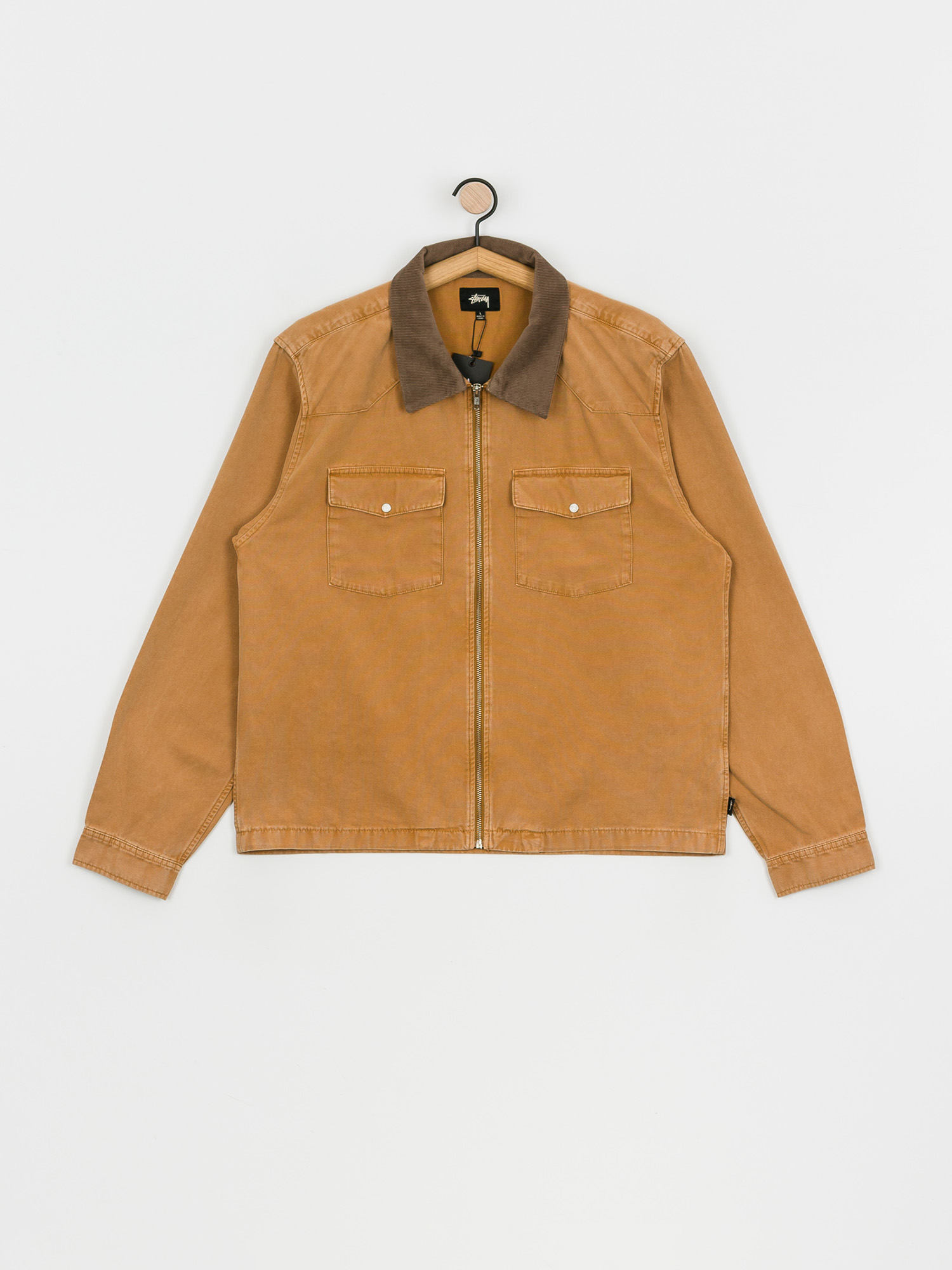 Kurtka Stussy Washed Canvas Work (gold)