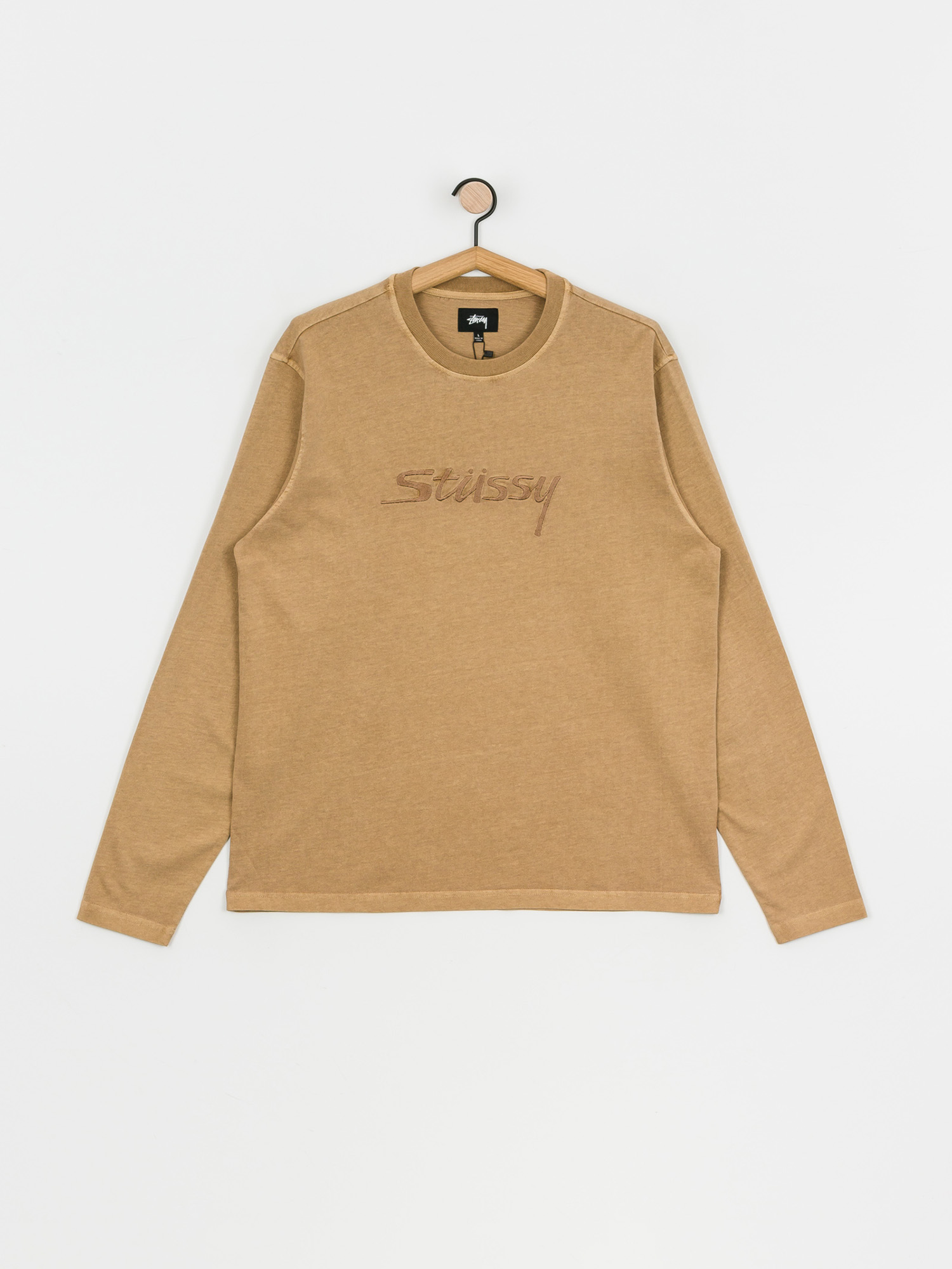 Longsleeve Stussy River (khaki)