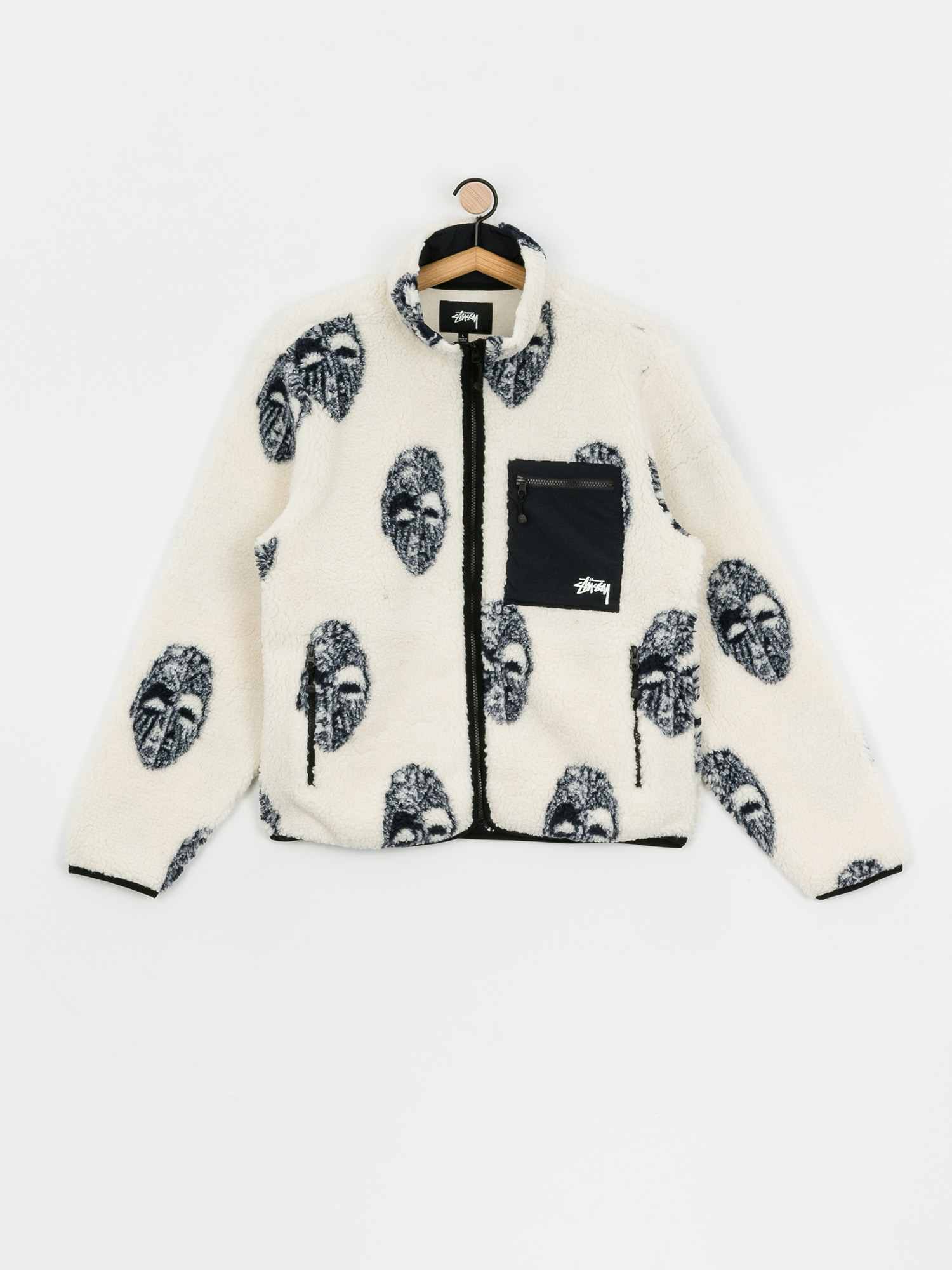 Męski Polar Stussy Mask Jacquard (natural)