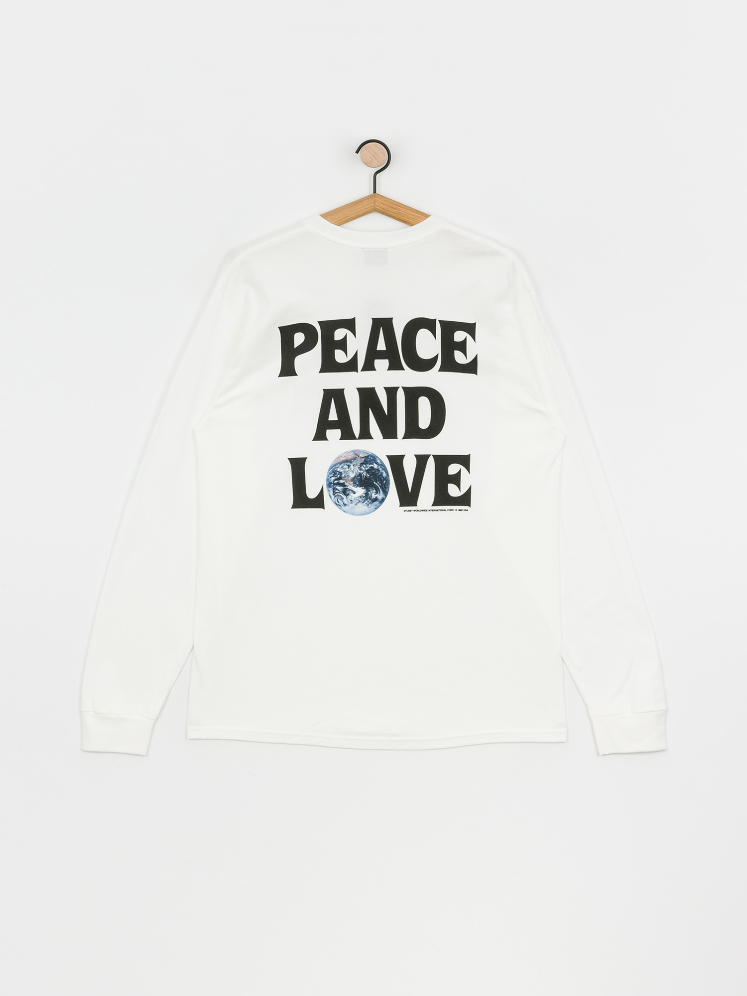 Longsleeve Stussy Peace & Love (white)