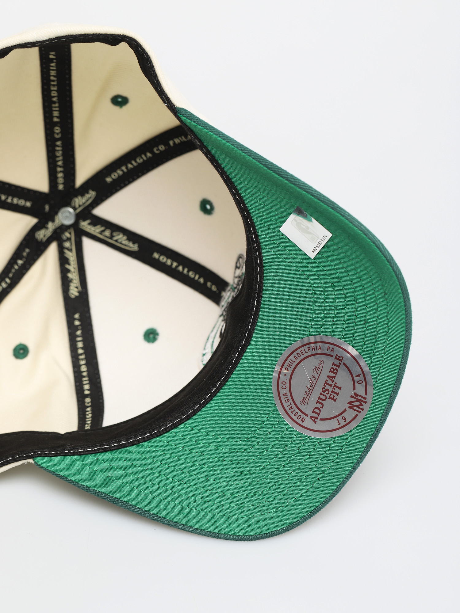 Czapka z daszkiem Mitchell & Ness Pro Crown ZD (boston celtics/white/green)