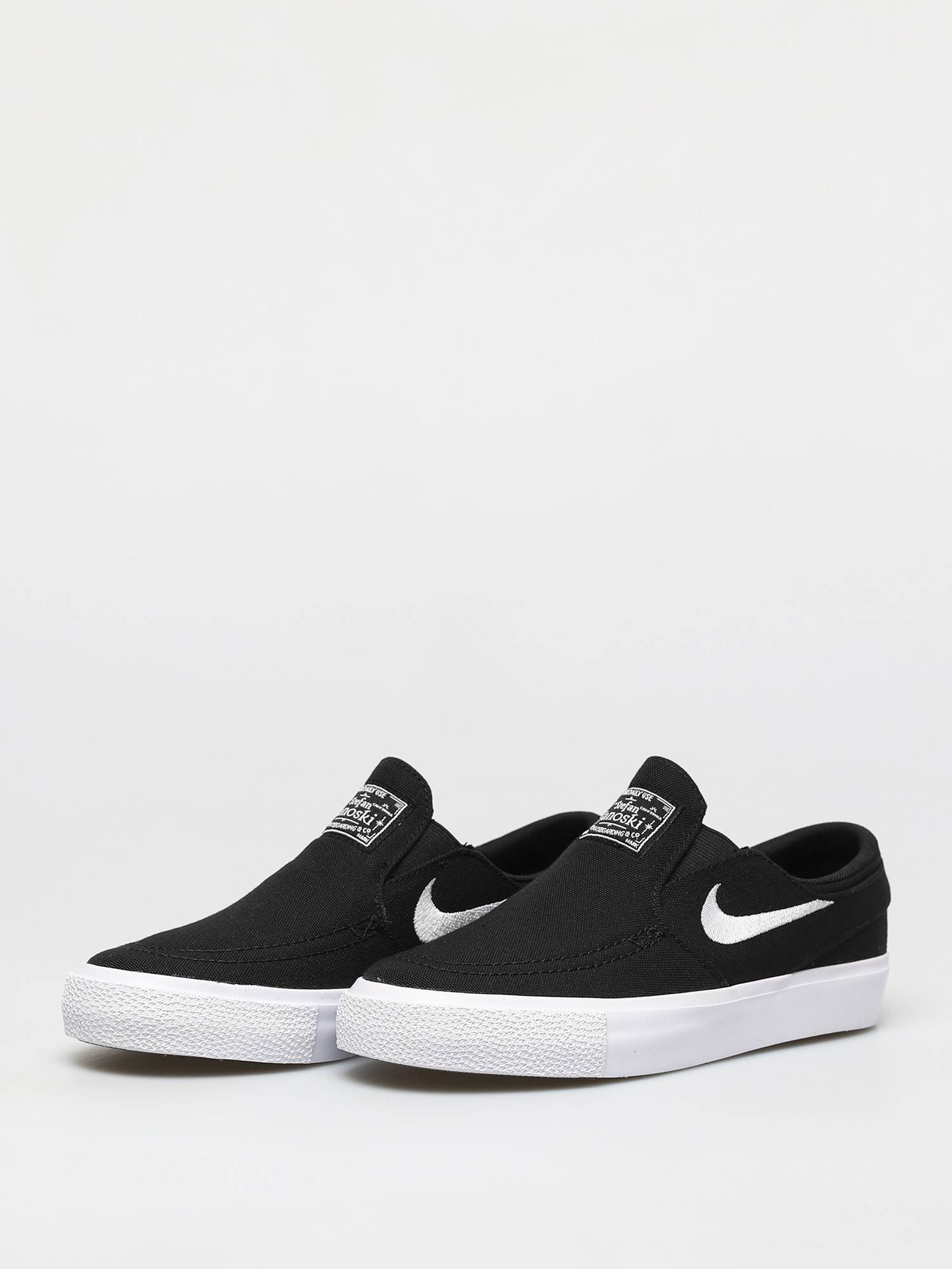 Buty Nike SB Stefan Janoski Canvas Slip Gs (black/white)