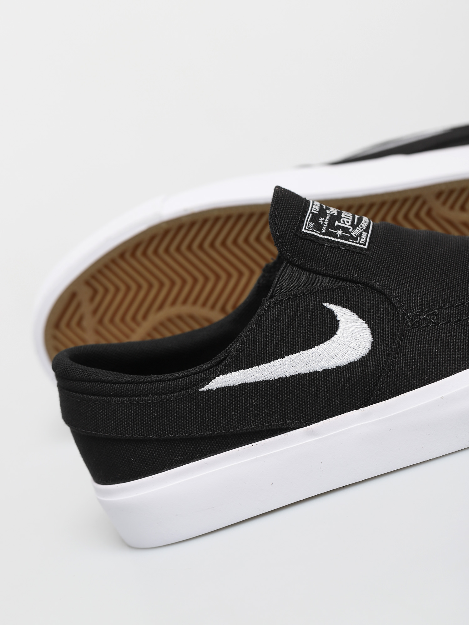 Buty Nike SB Stefan Janoski Canvas Slip Gs (black/white)