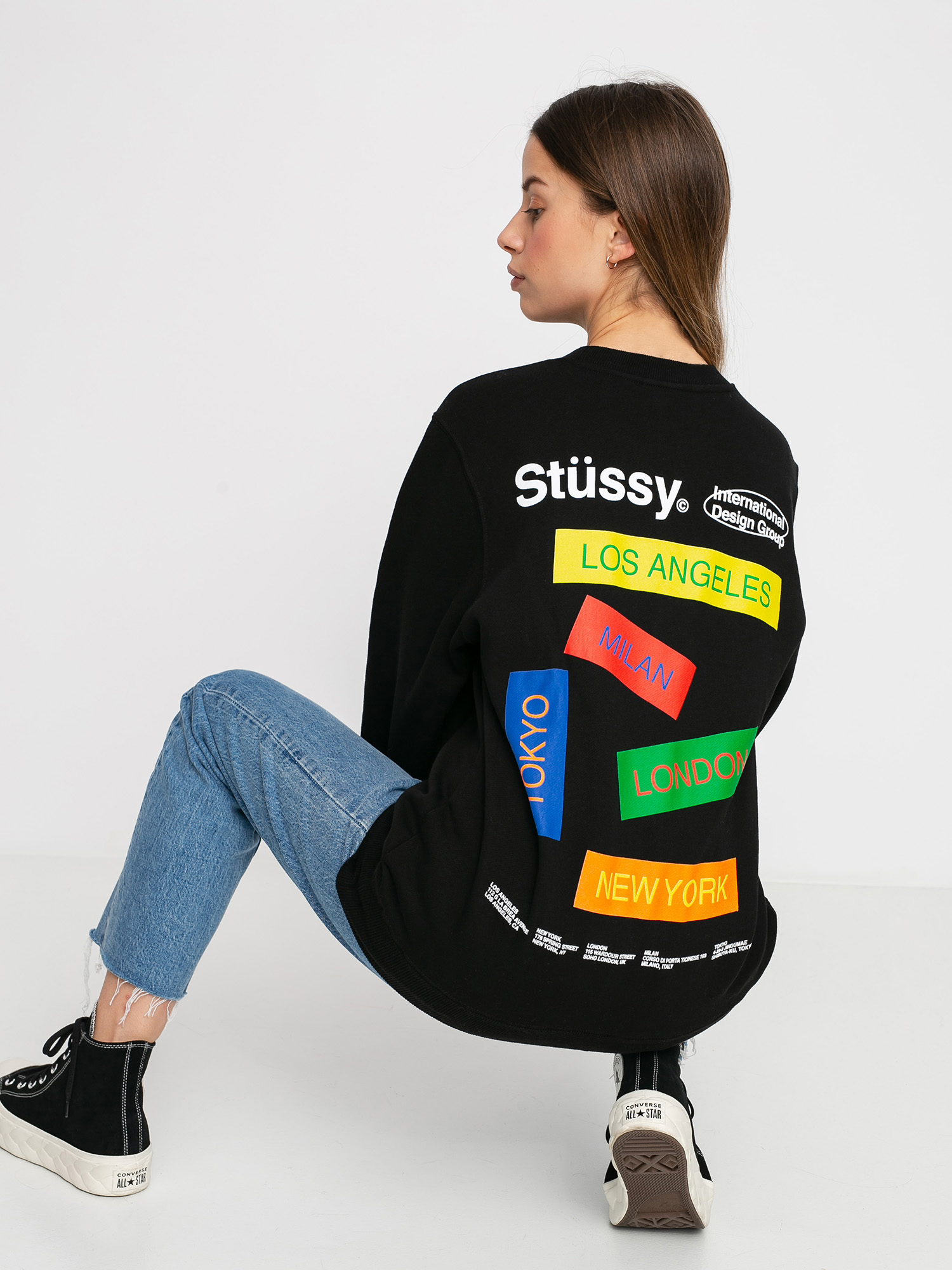 Bluza Stussy City Banners Wmn (black)