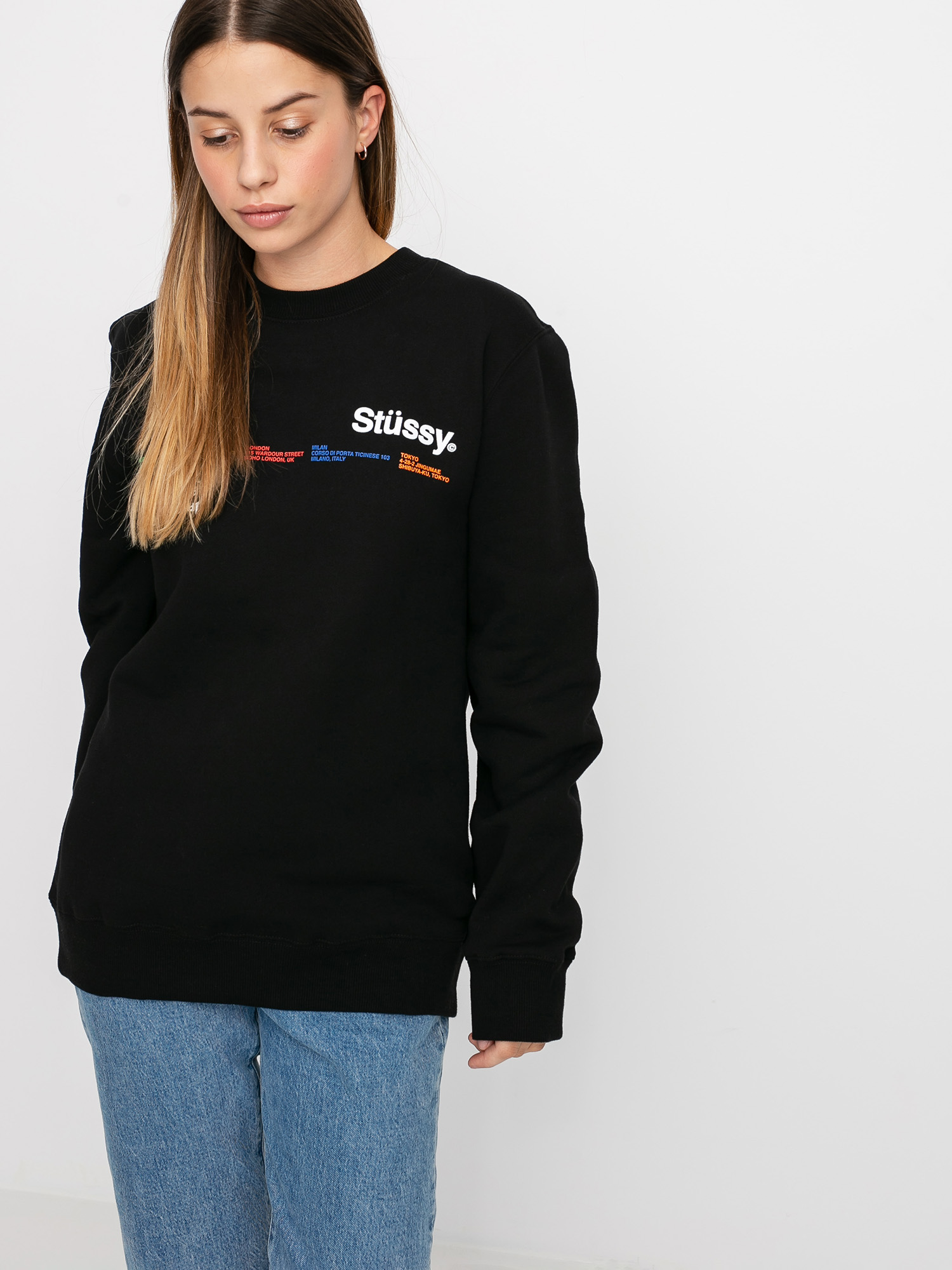 Bluza Stussy City Banners Wmn (black)
