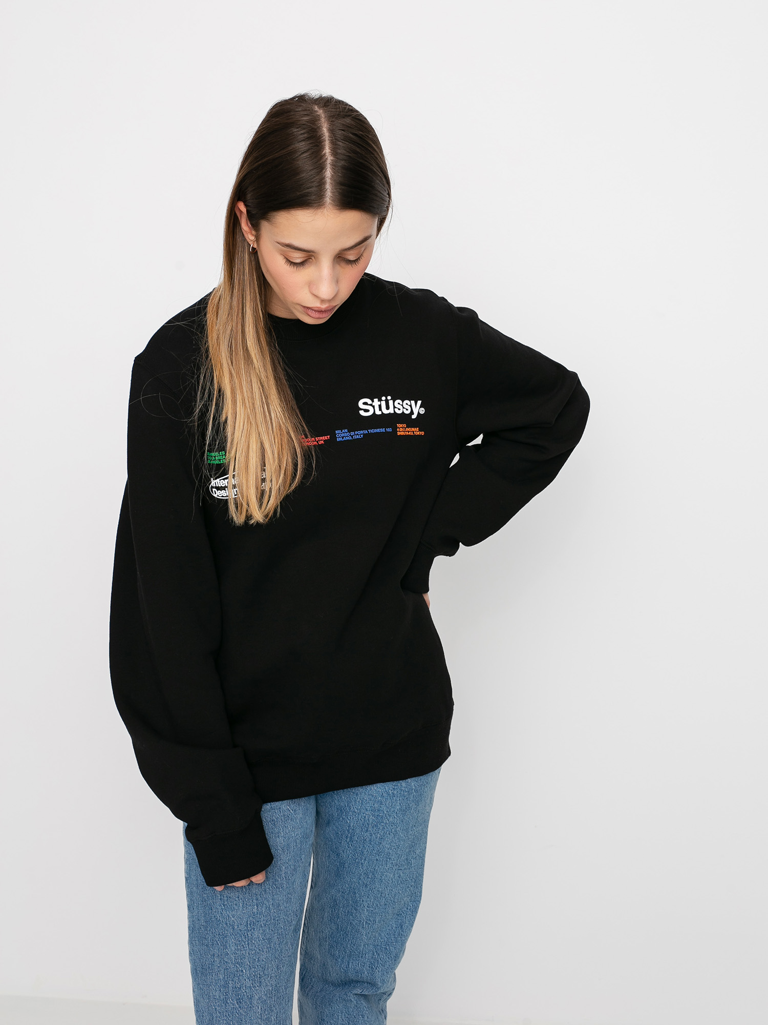 Bluza Stussy City Banners Wmn (black)